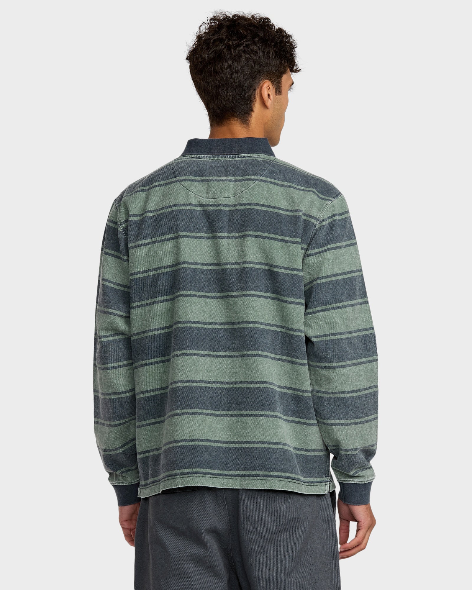 Mens Kevin Spanky Polo Long Sleeve Shirt