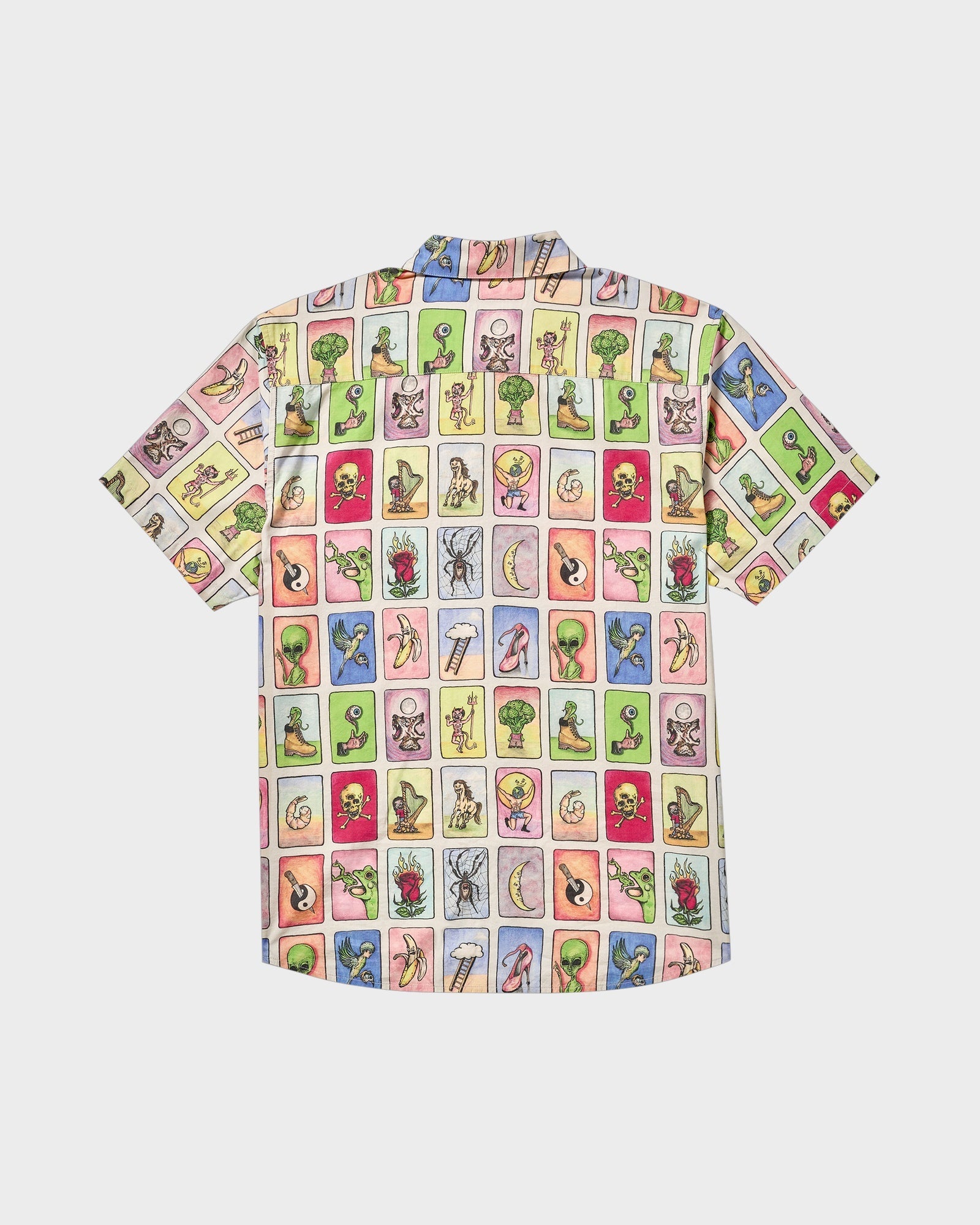 Mens Kevin Spanky Tarjeta Short Sleeve Shirt