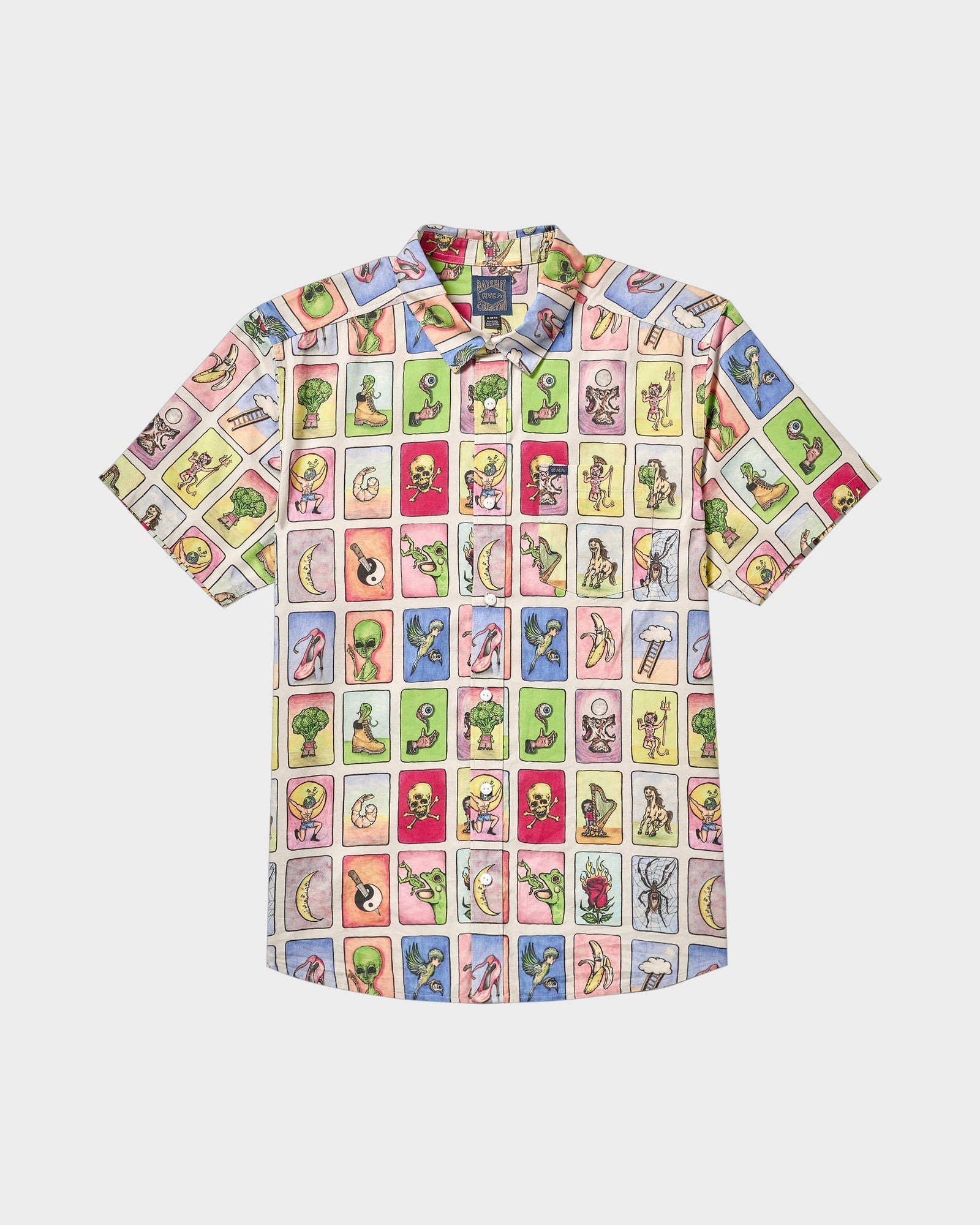Mens Kevin Spanky Tarjeta Short Sleeve Shirt