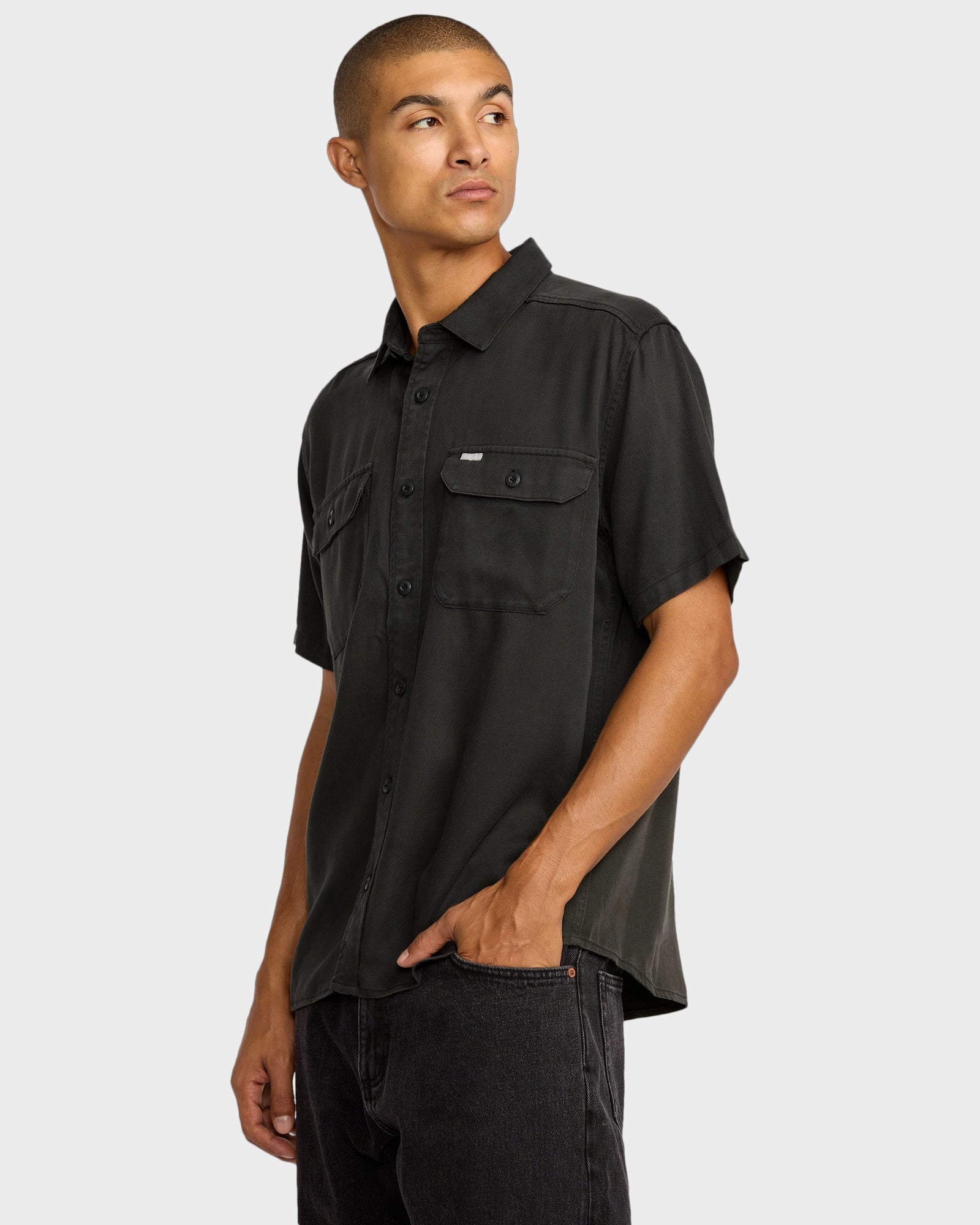 Mens Vacancy Utility Short Sleeve Shirt