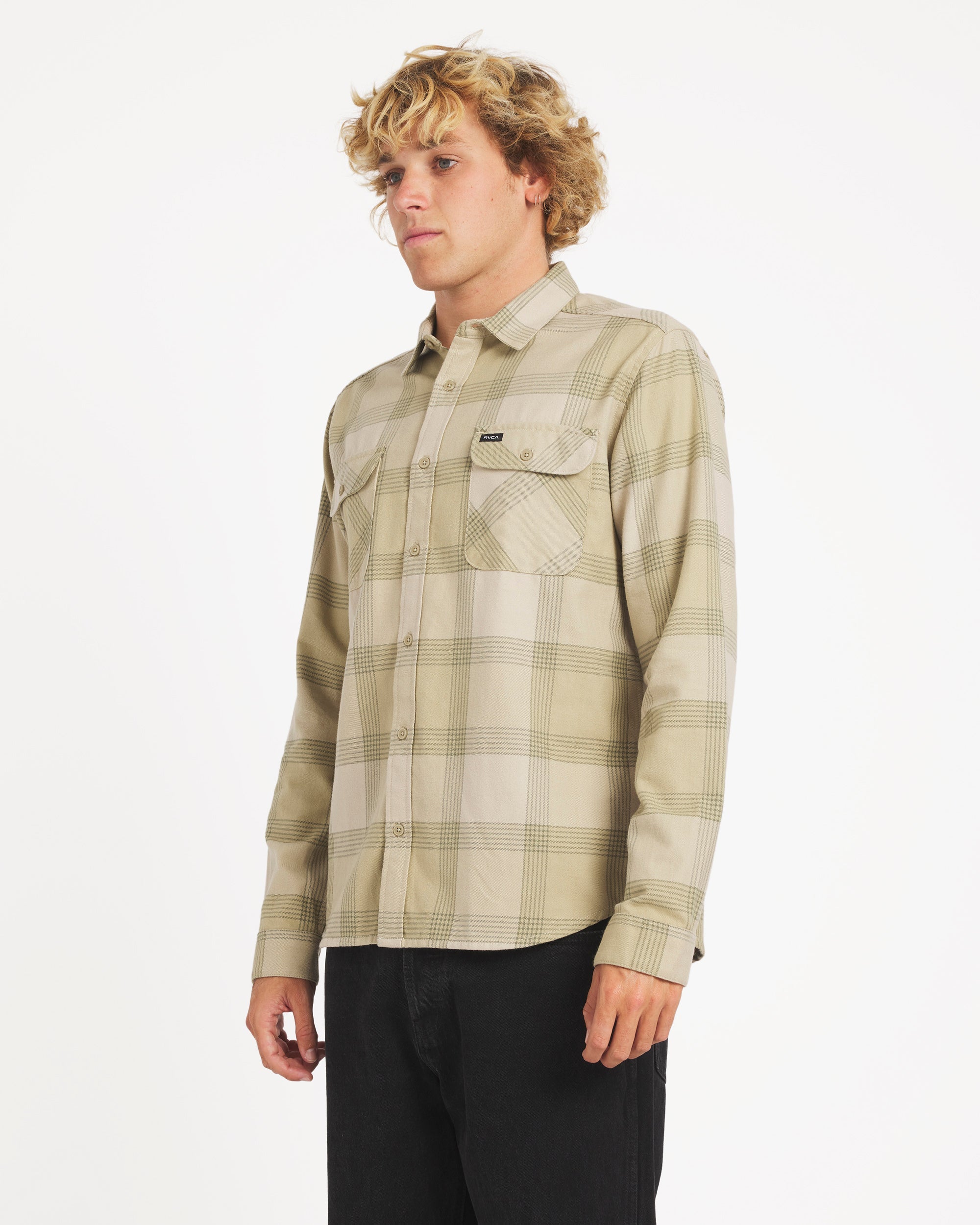 Mens Thatll Work Flannel Long Sleeve Shirt