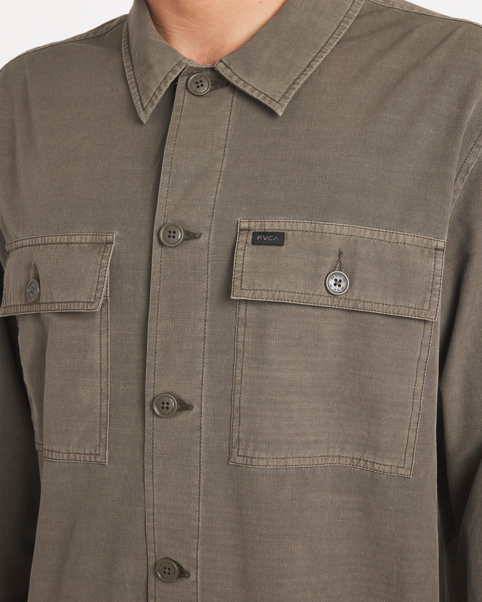 Mens Coastal Over Long Sleeve Shirt