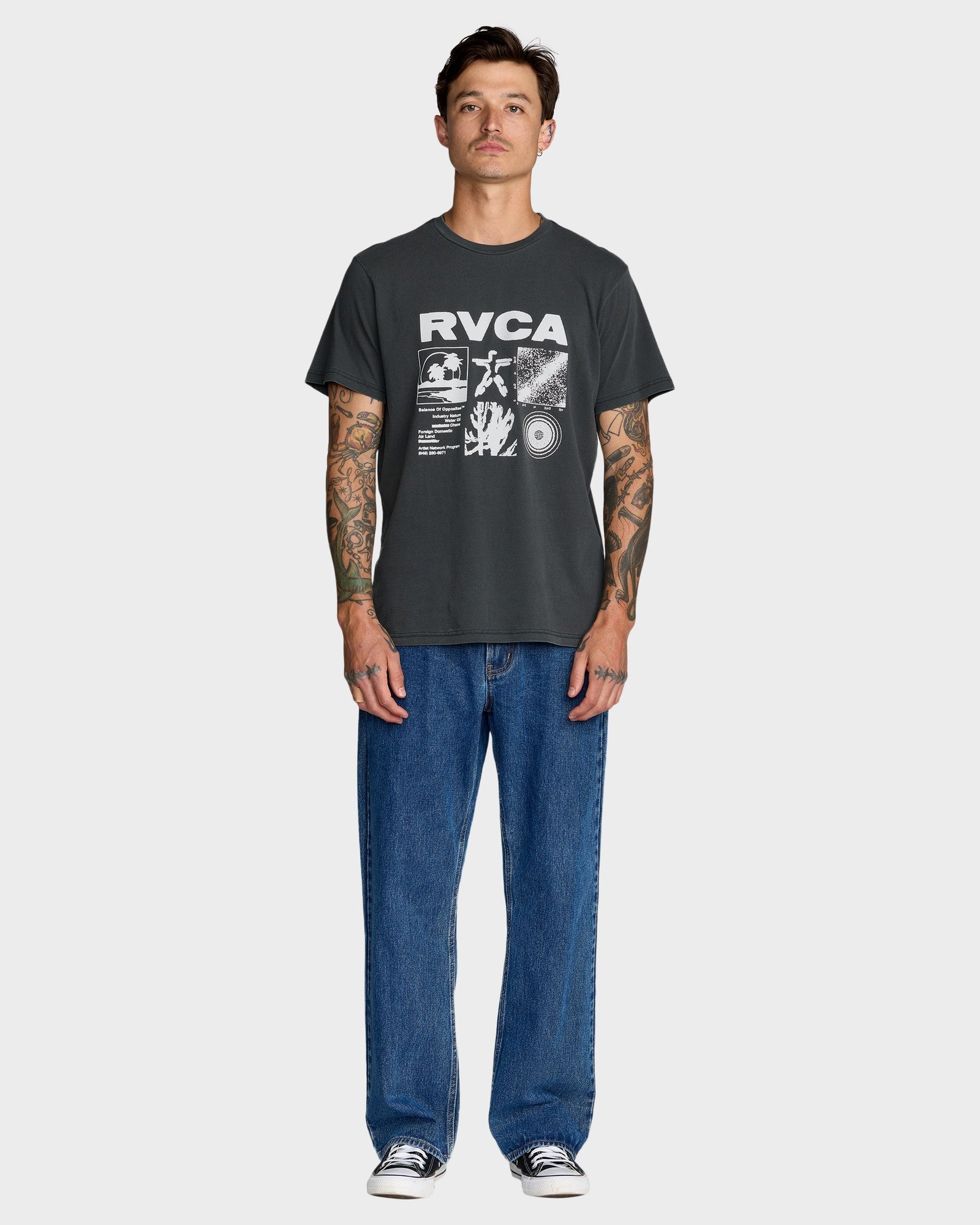 Mens RVCA Program T-Shirt