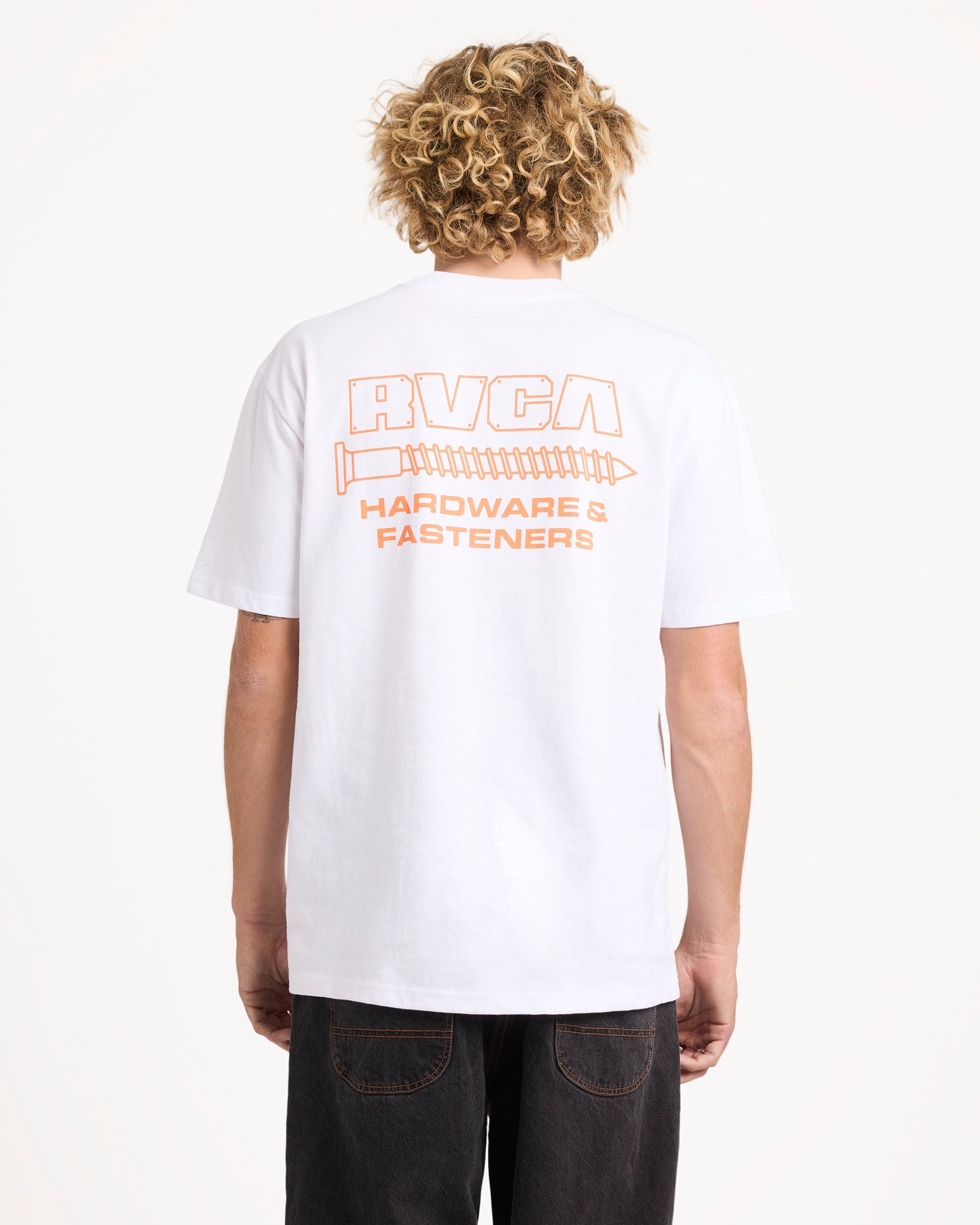 Mens RVCA Fasteners T-Shirt