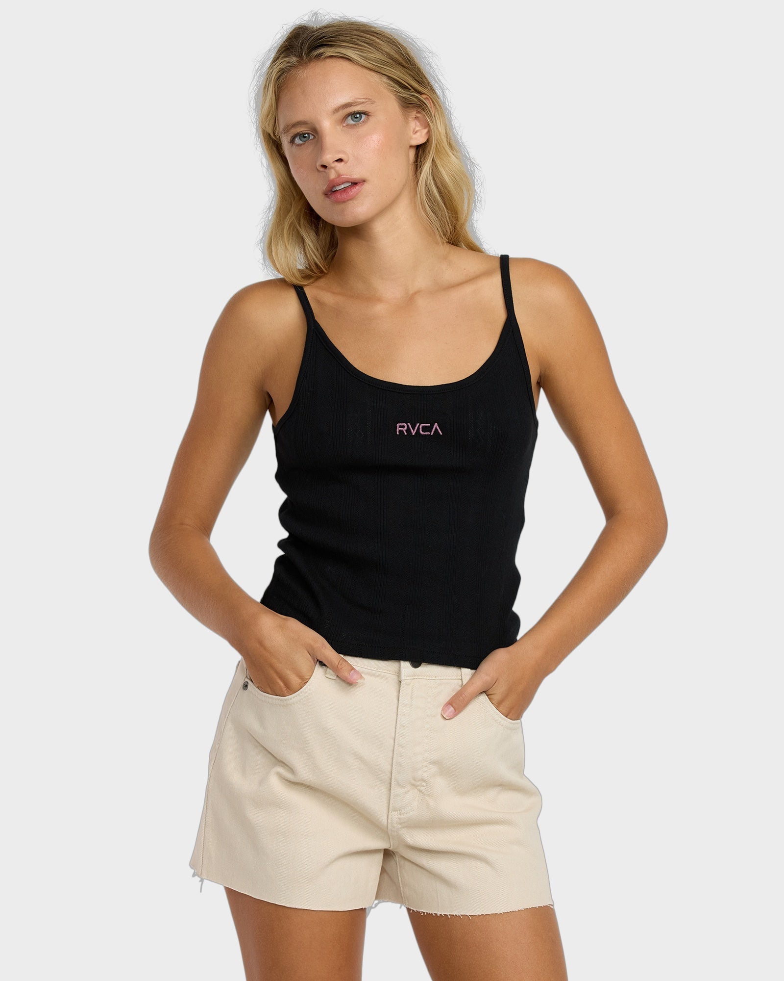 Womens Pointele Tank Top