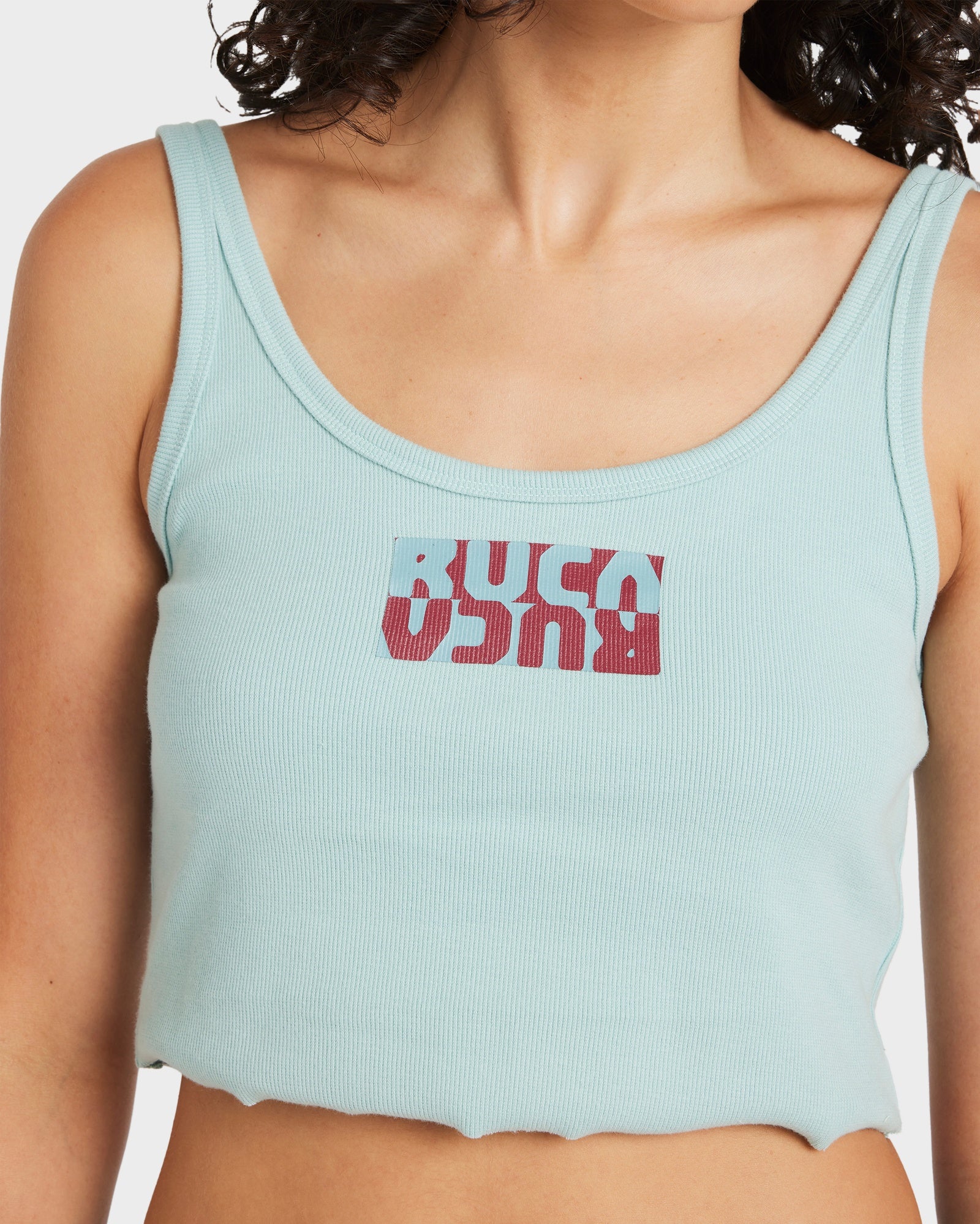 Womens Flipped Scooped Tank Top