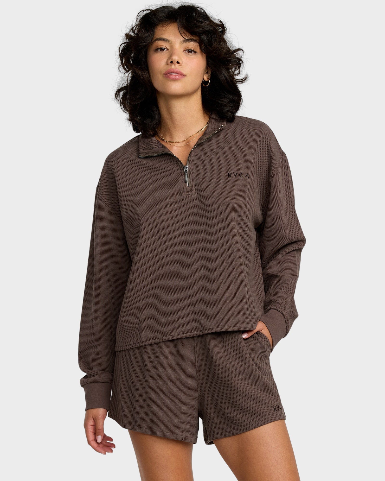 Womens Glory Waffle Long Sleeve Shirt