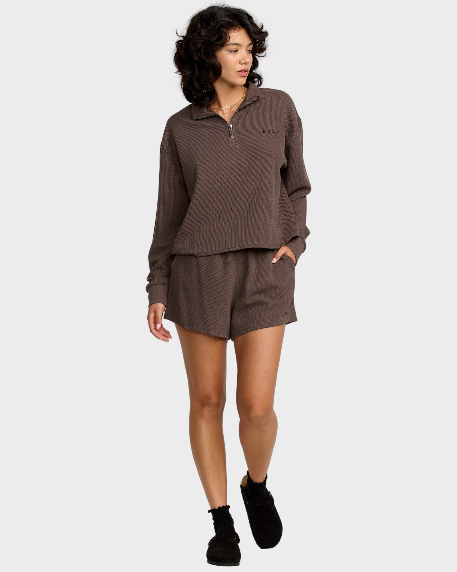 Womens Glory Waffle Long Sleeve Shirt