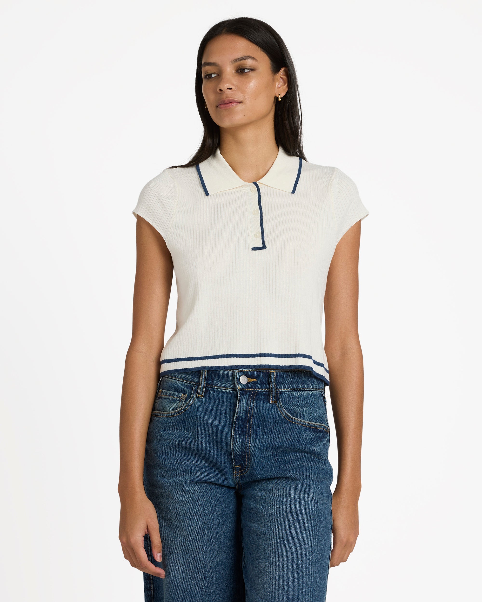 Jules Cropped Sweater Top