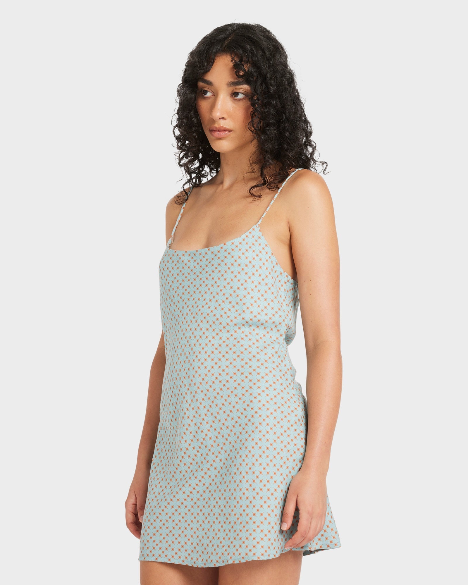 Womens Macarthur Print Mini Dress