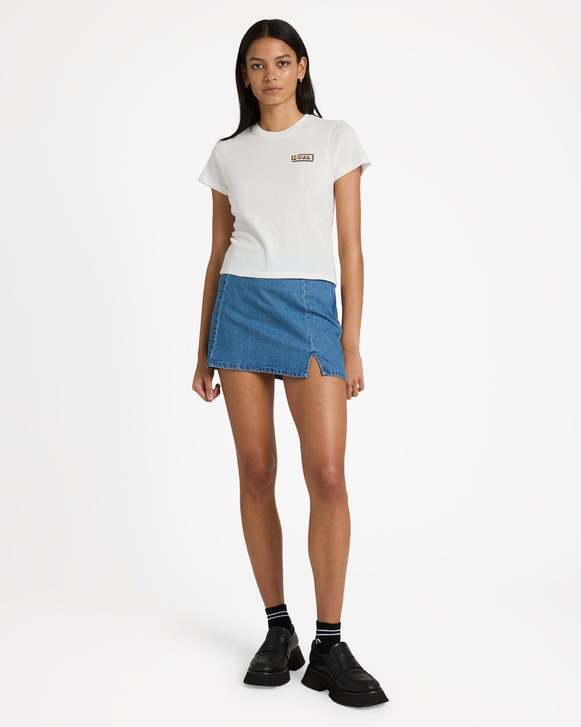 Womens Harlow Mini Skirt