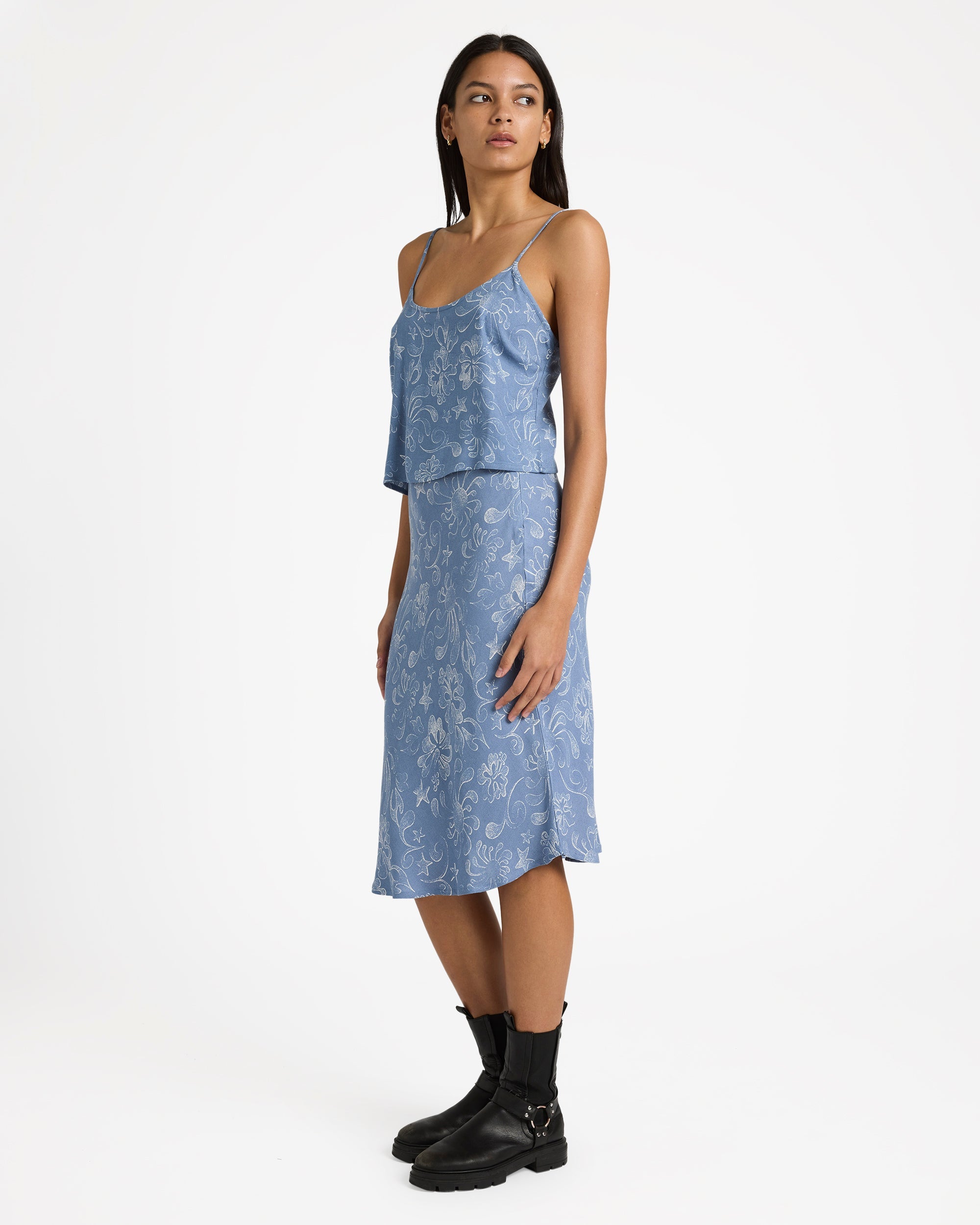 Womens Sub Aloha Midi Skirt