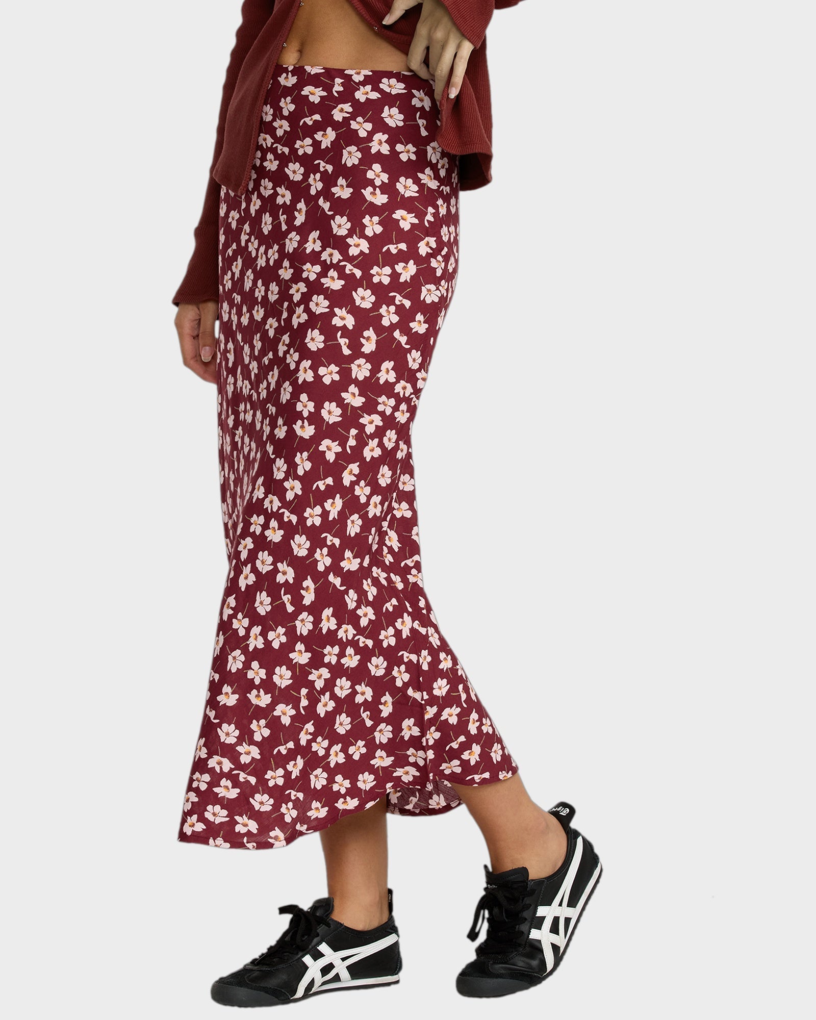 Womens Annika Midi Skirt