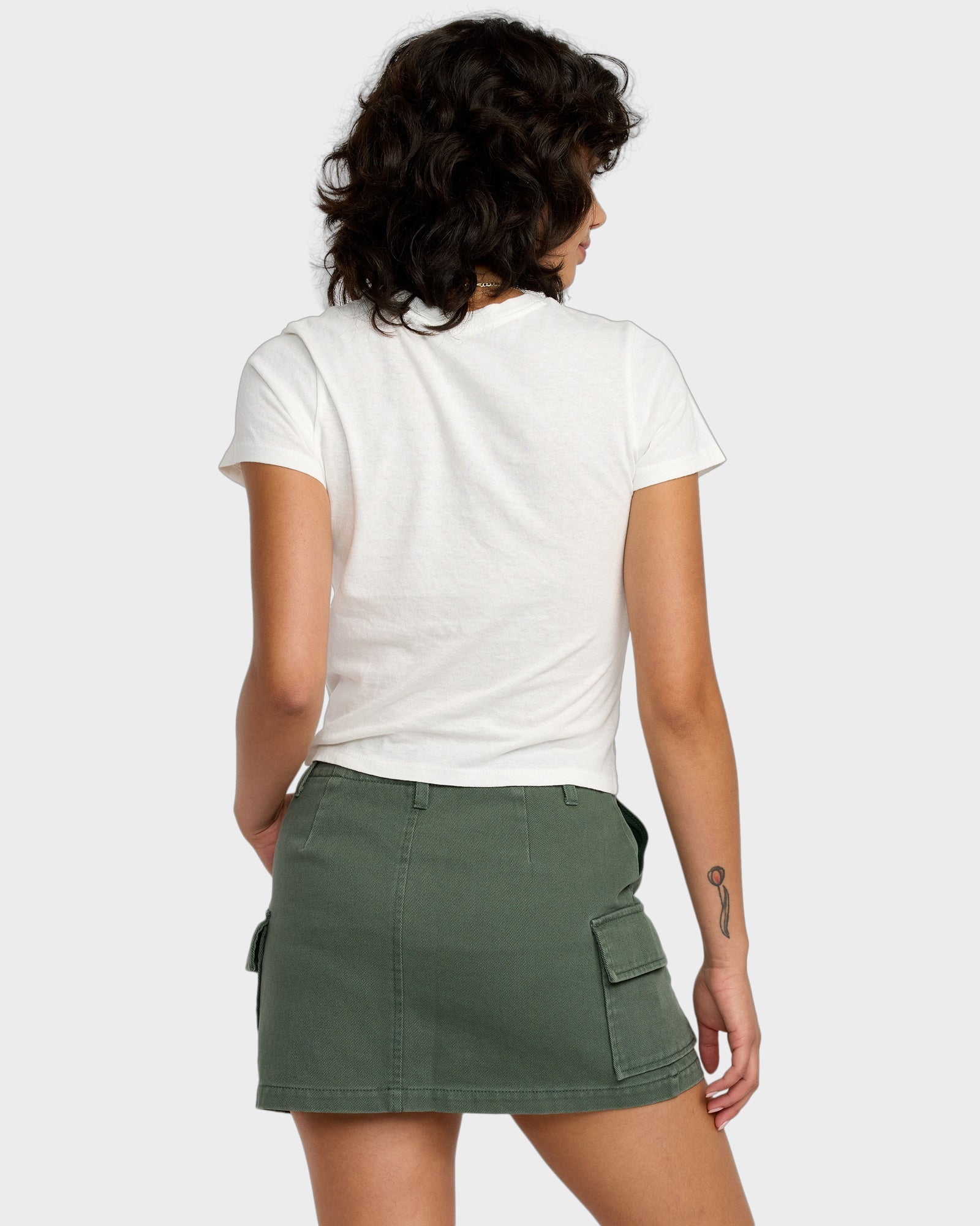 Womens Dayshift Mini Skirt