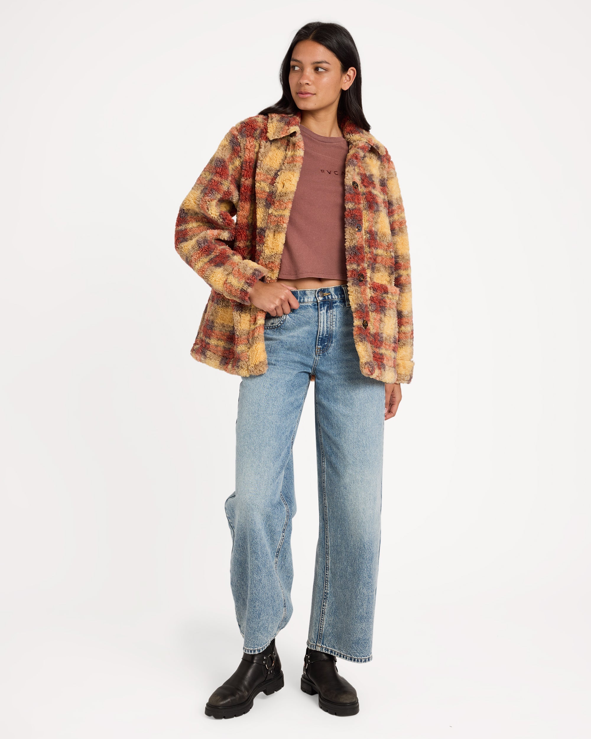 Womens Nell Sherpa Fleece Jacket