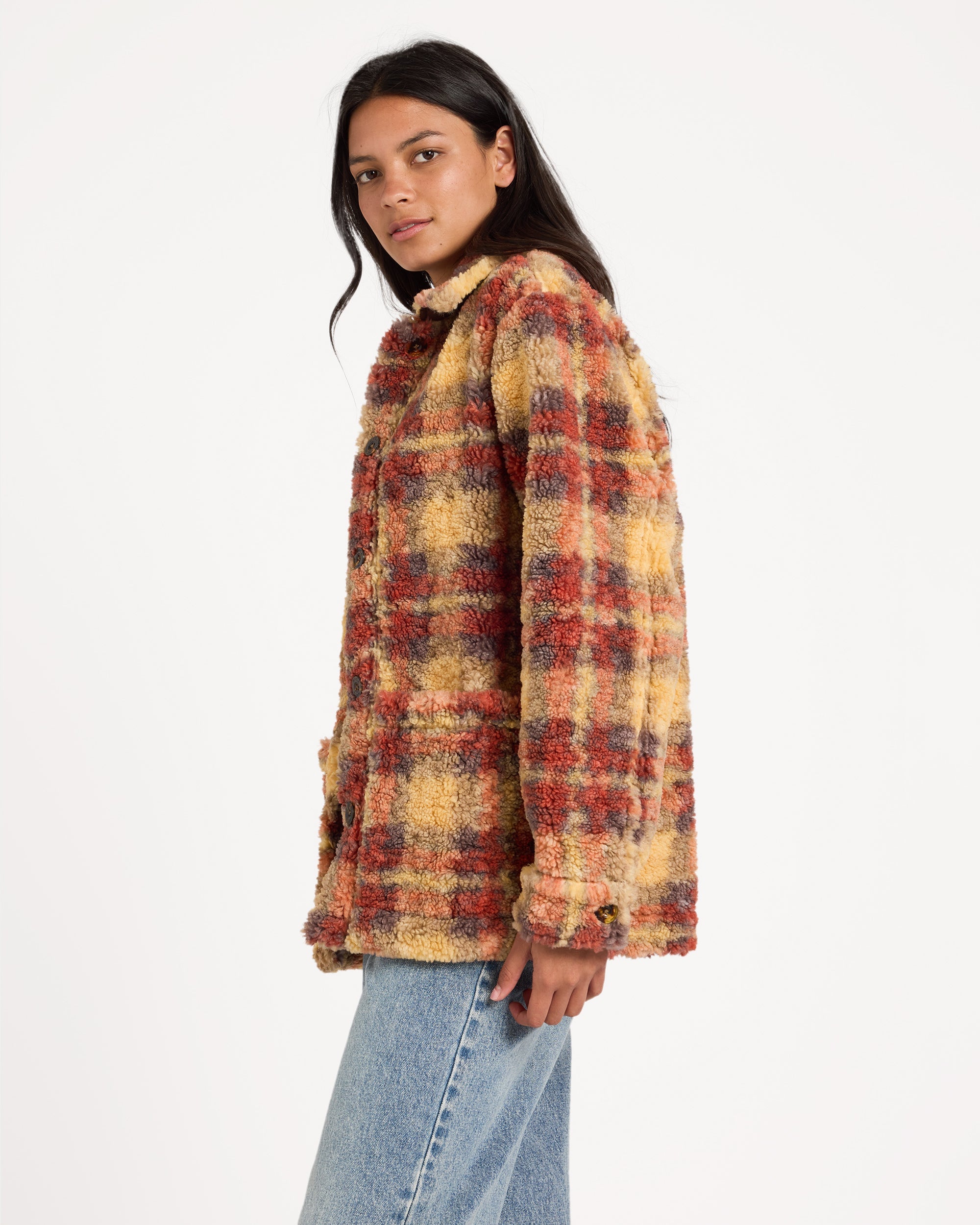 Womens Nell Sherpa Fleece Jacket