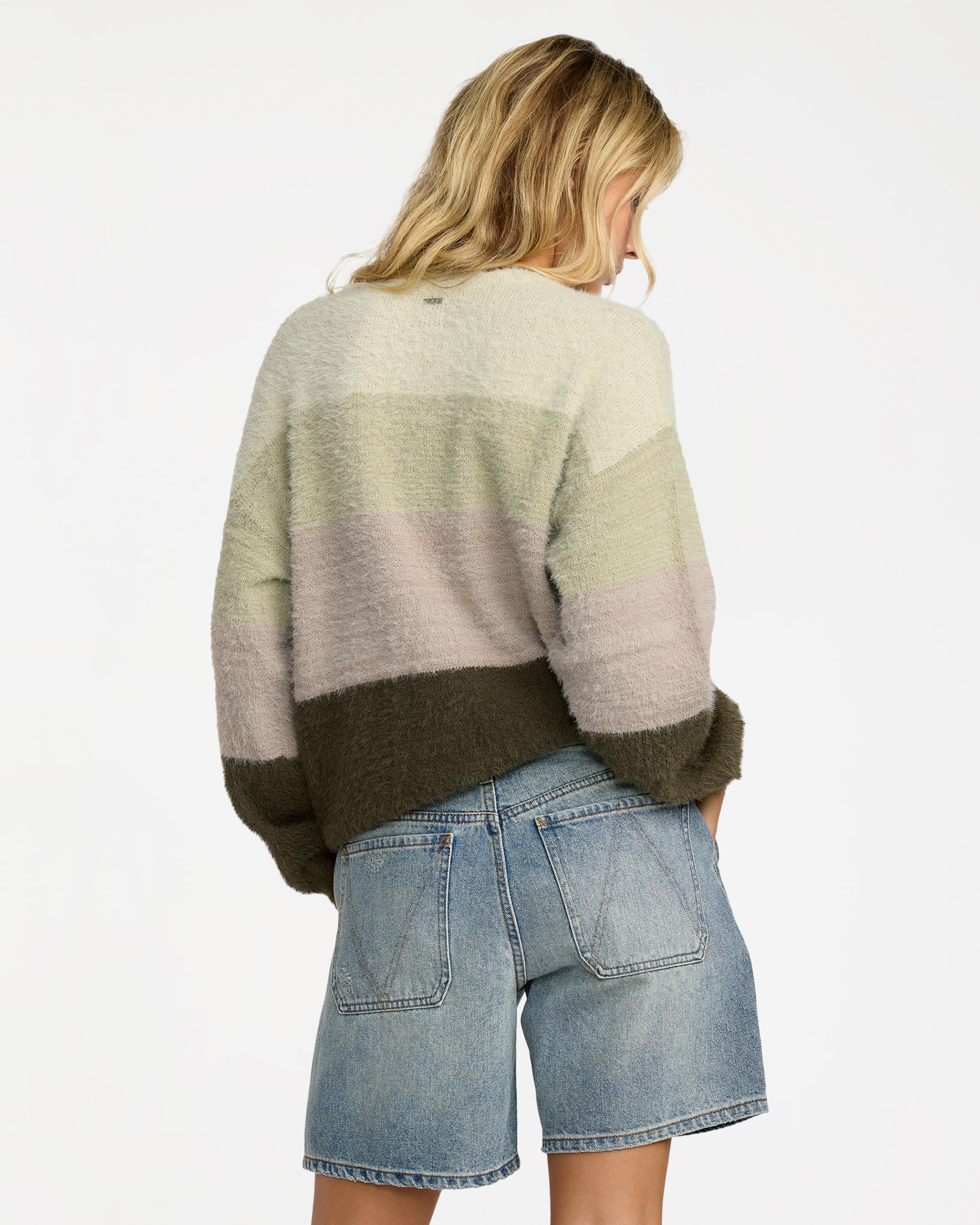 Womens Chainmail Denim Shorts