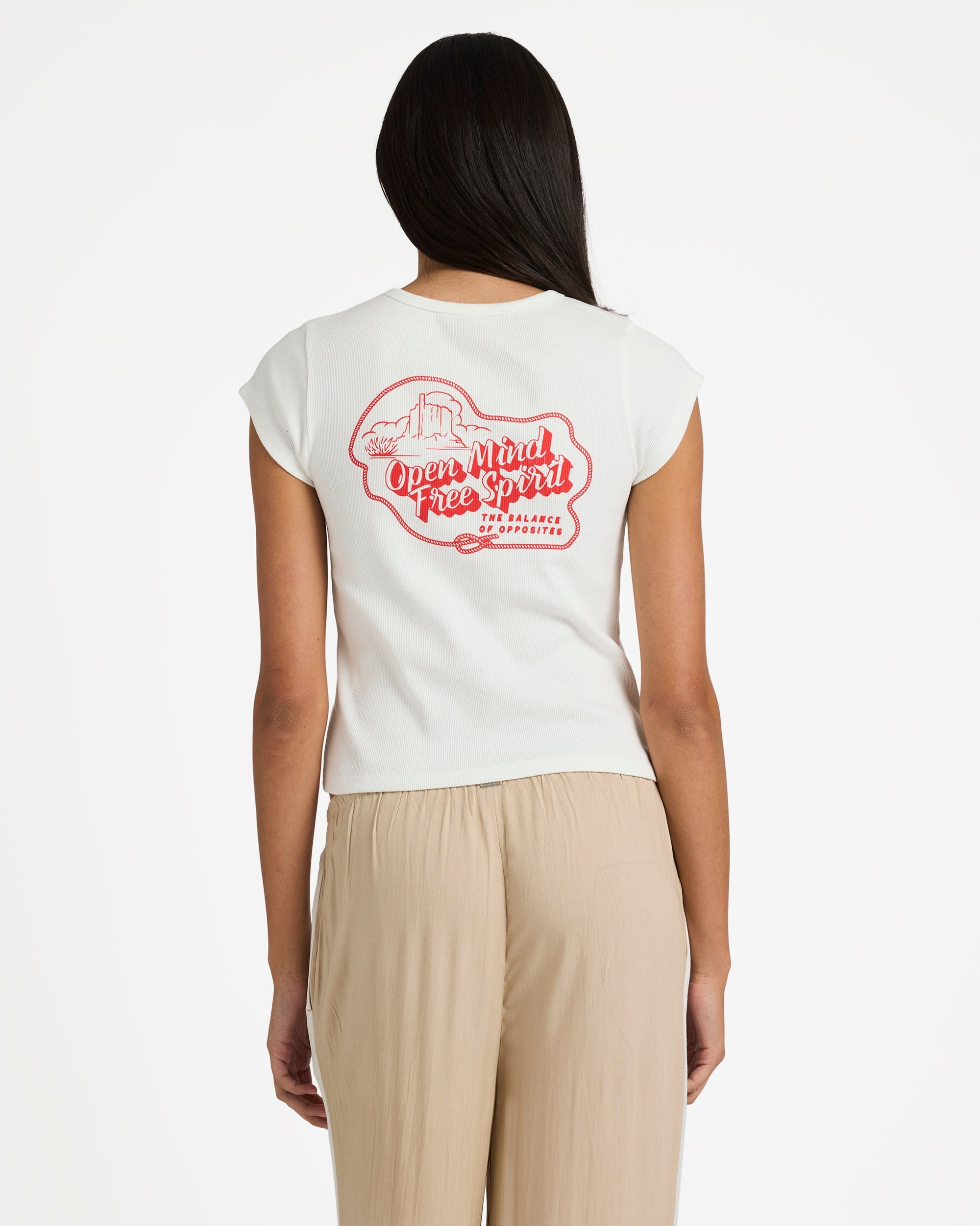 Womens Ribbed Slim T-Shirt