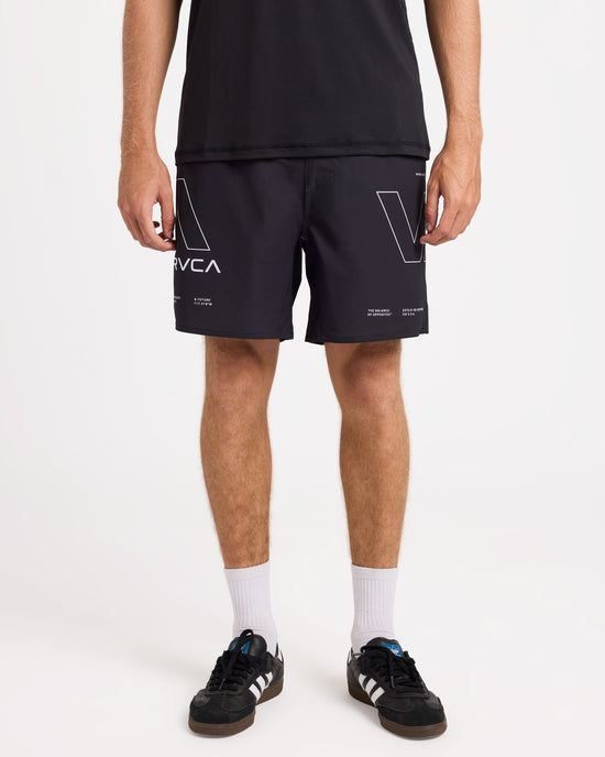 Mens Yoggers 2 in 1 Shorts