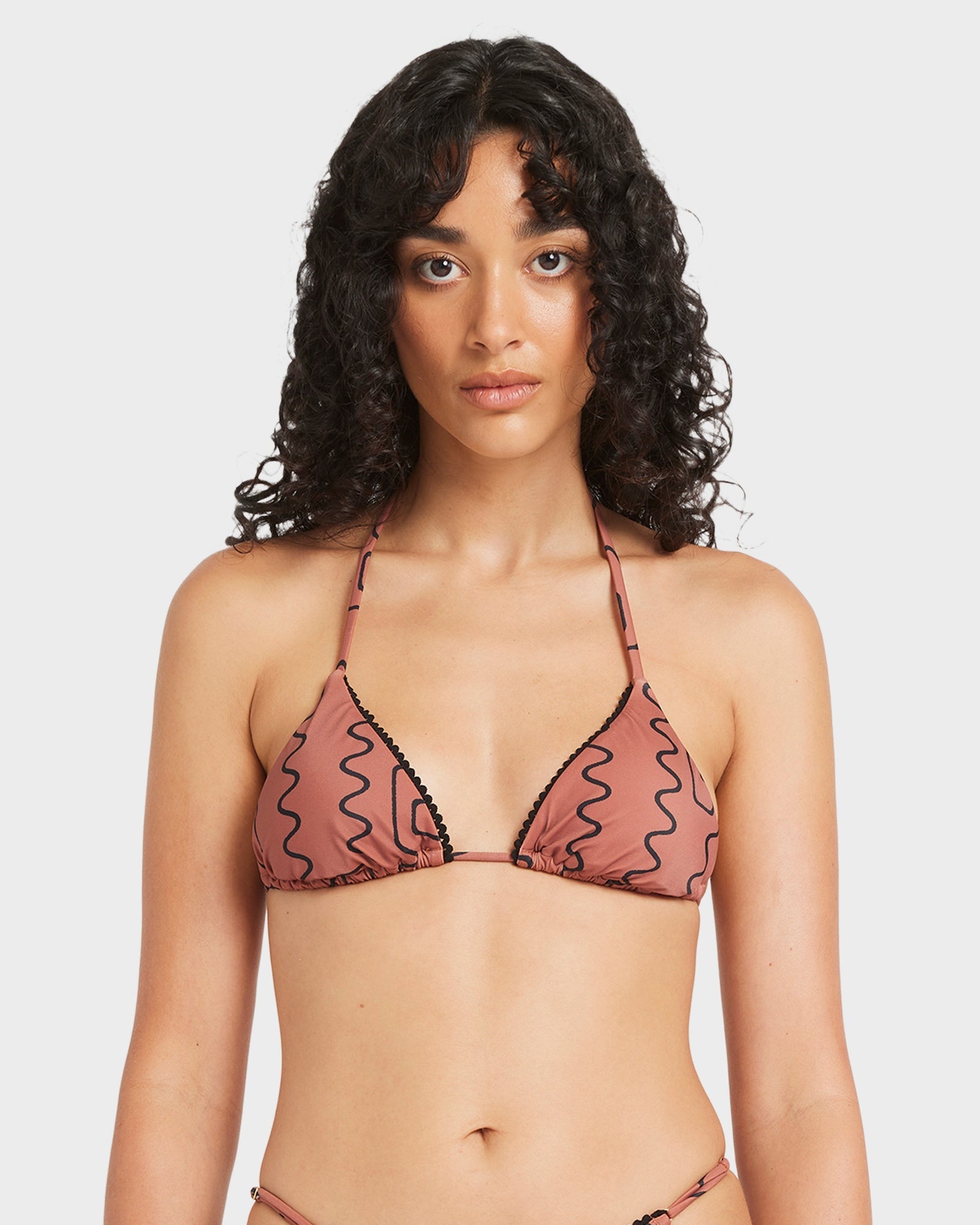 Womens Thought Pattern Bikini Top