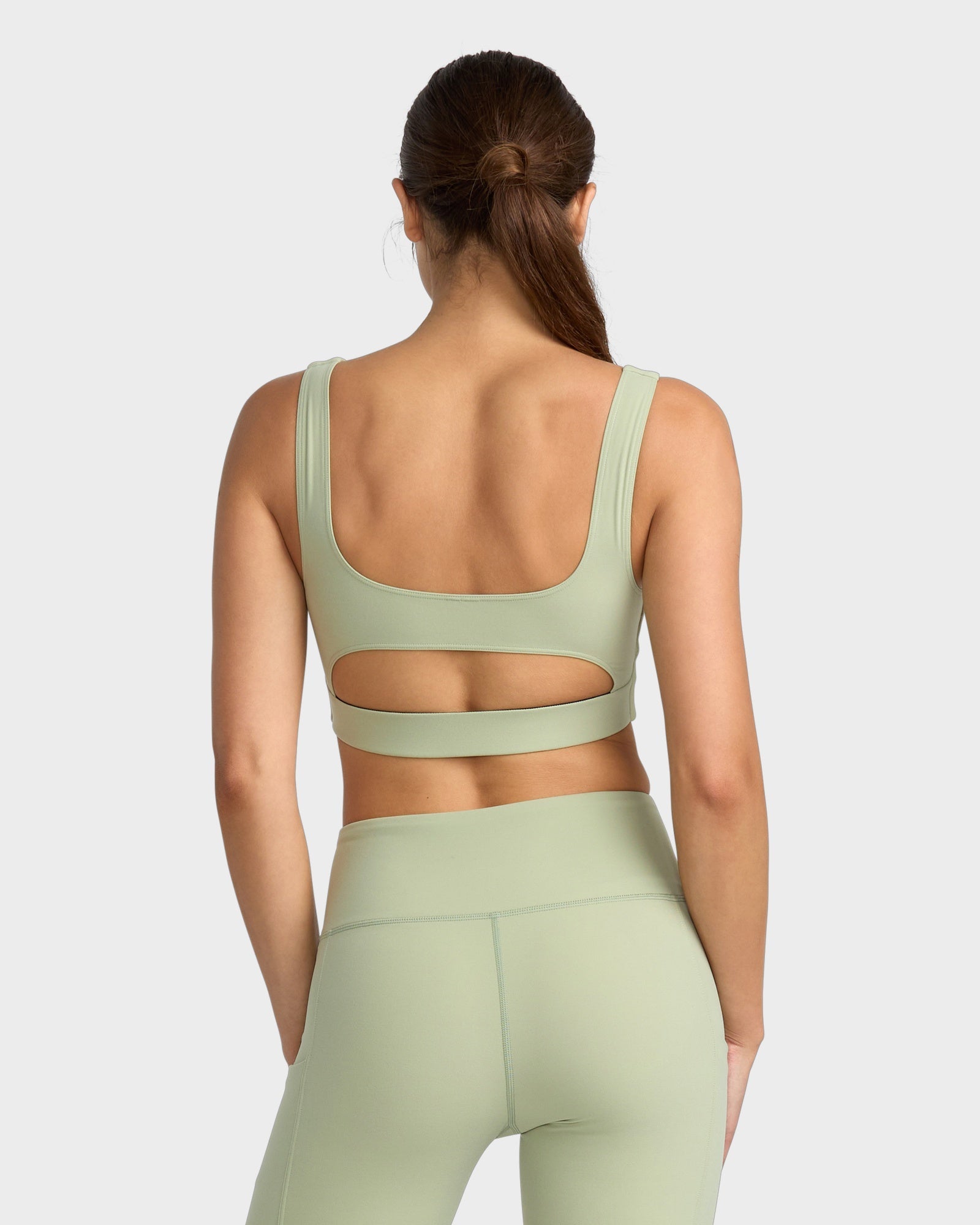 Womens VA Square Neck Sports Bra
