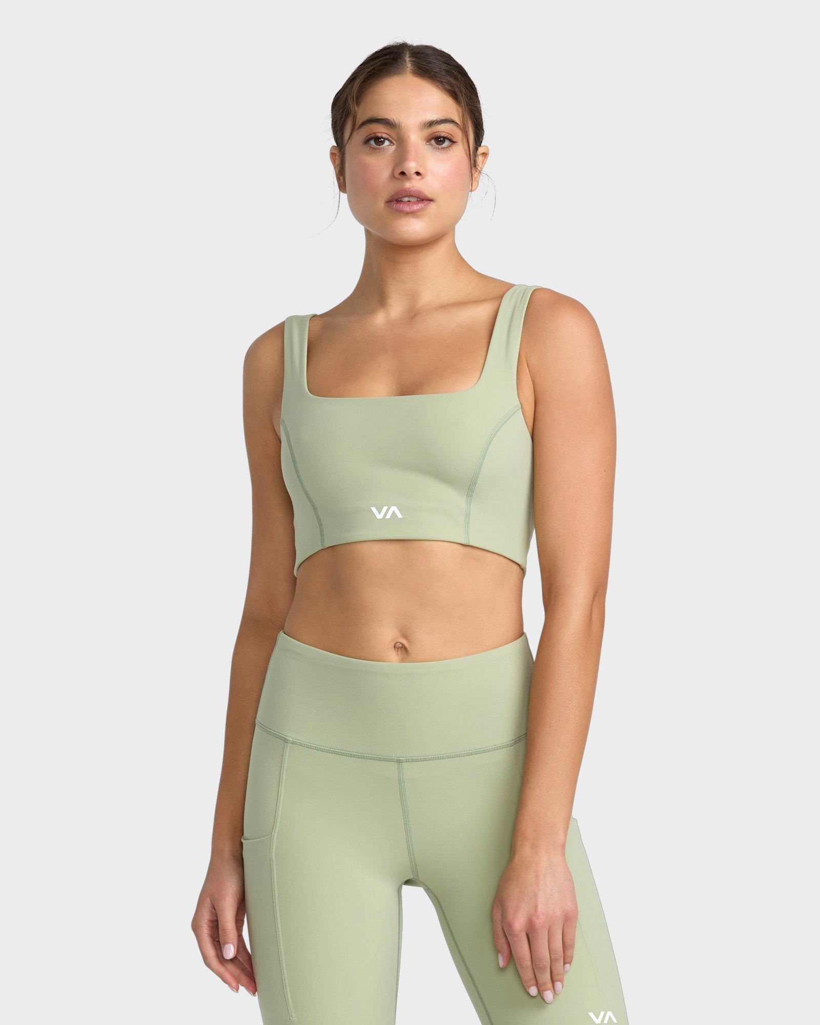 Womens VA Square Neck Sports Bra