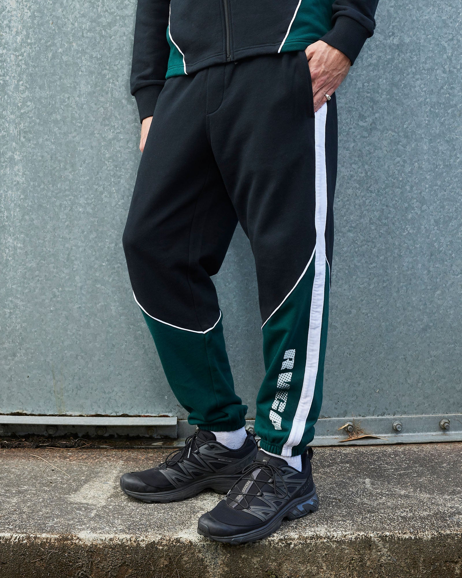 Mens RVCA Panelled Track Pants