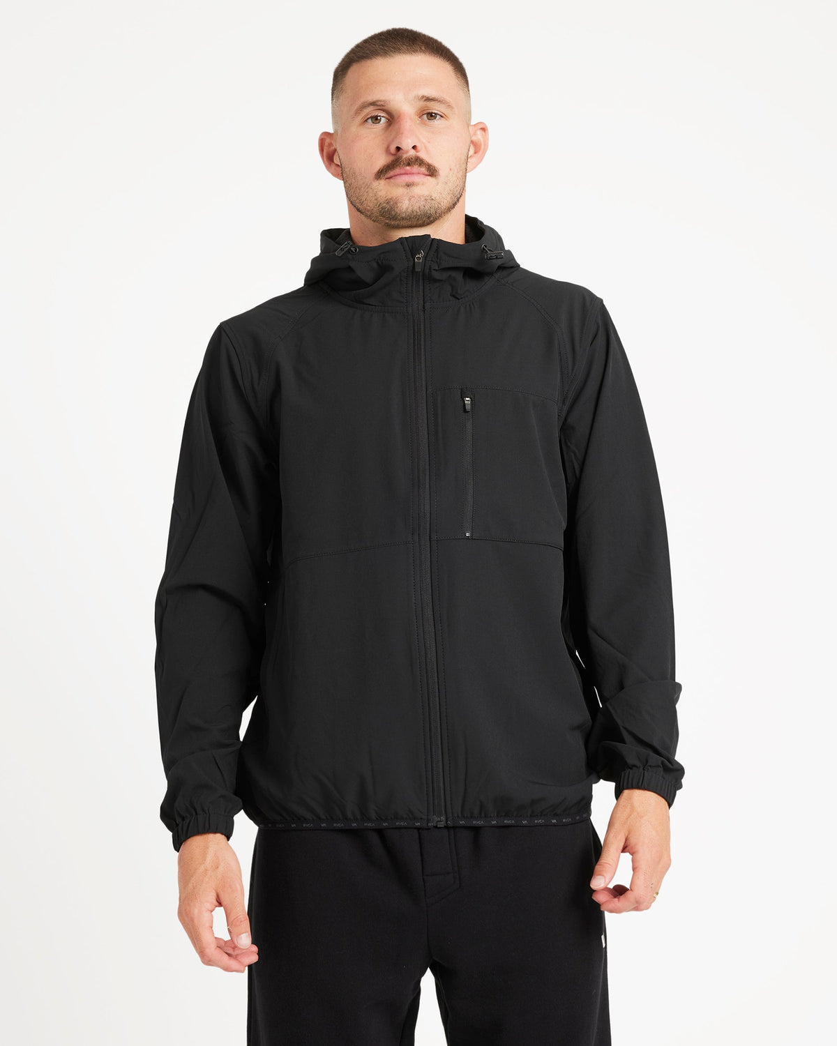 Mens Yogger Jacket II – Black – RVCA Australia