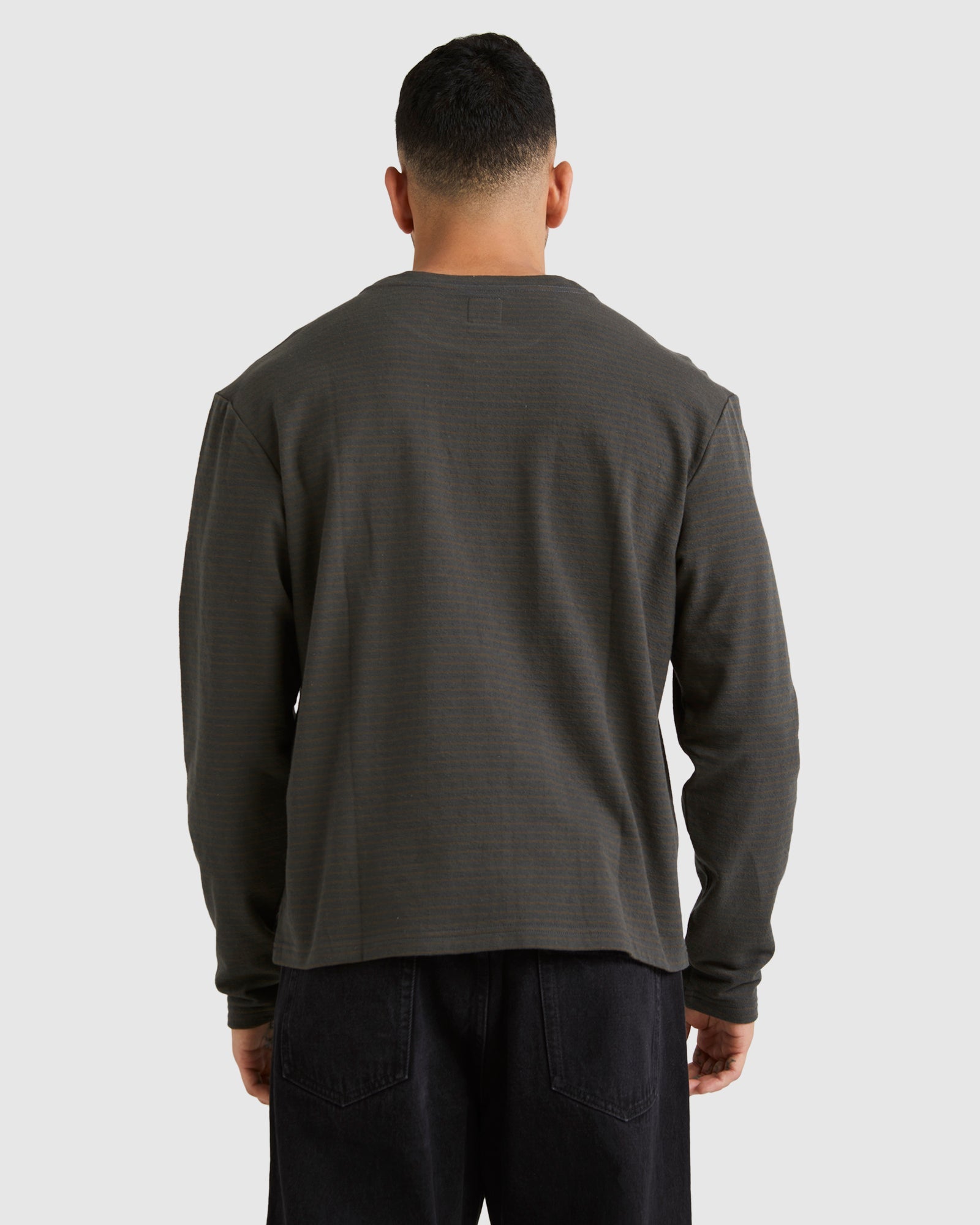 Mens Vacancy Crew Long Sleeve T-Shirt