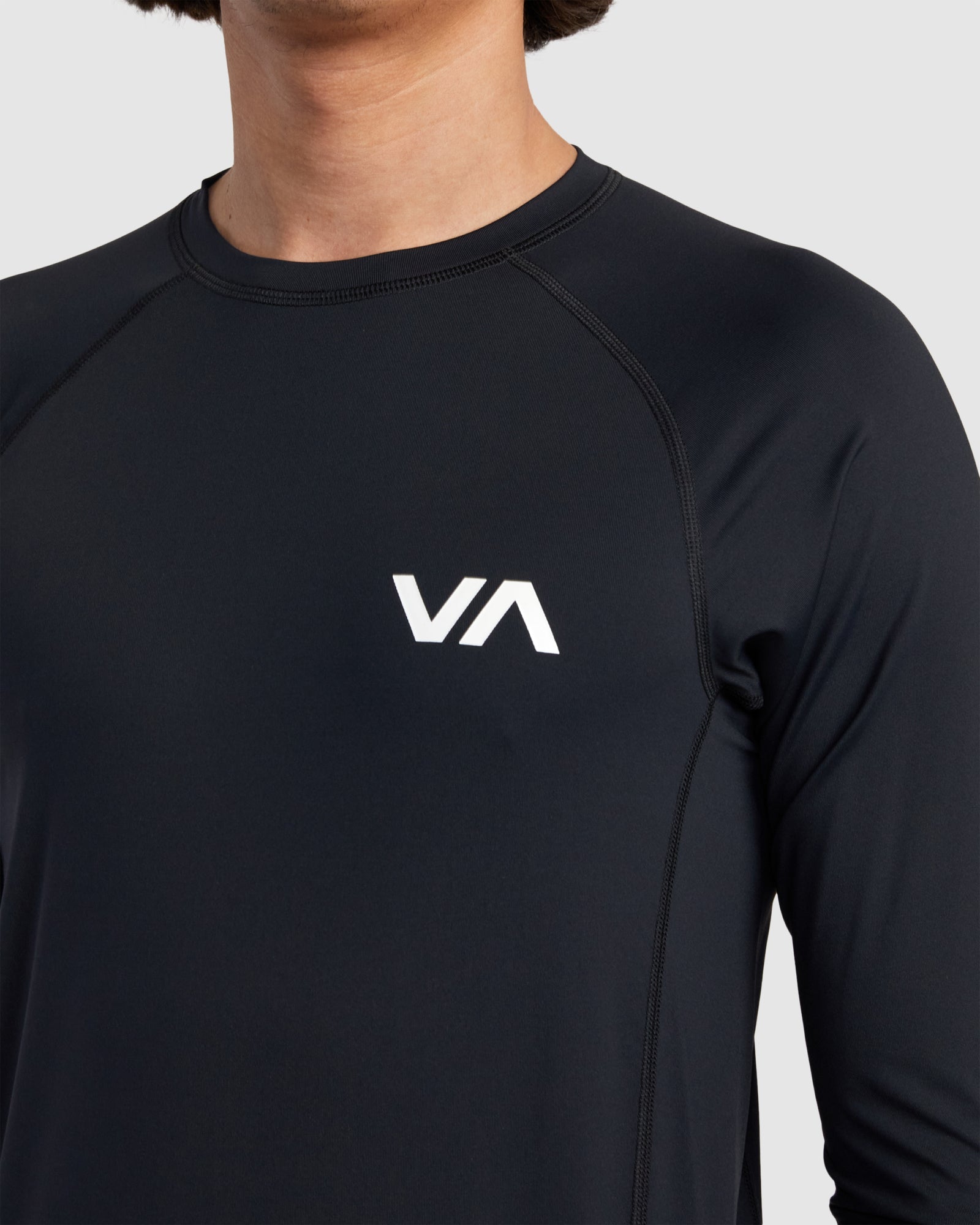 Mens RVCA Long Sleeve Rash Vest