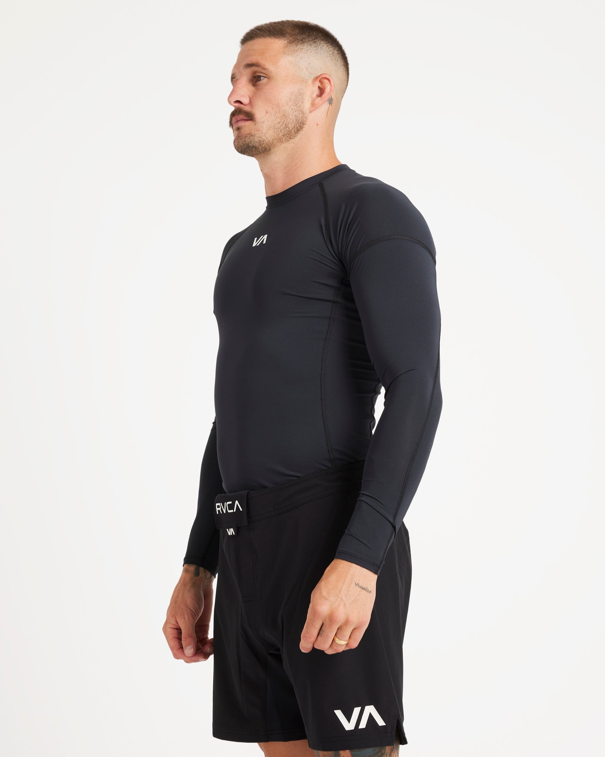 Mens Sport Long Sleeve Rash Vest
