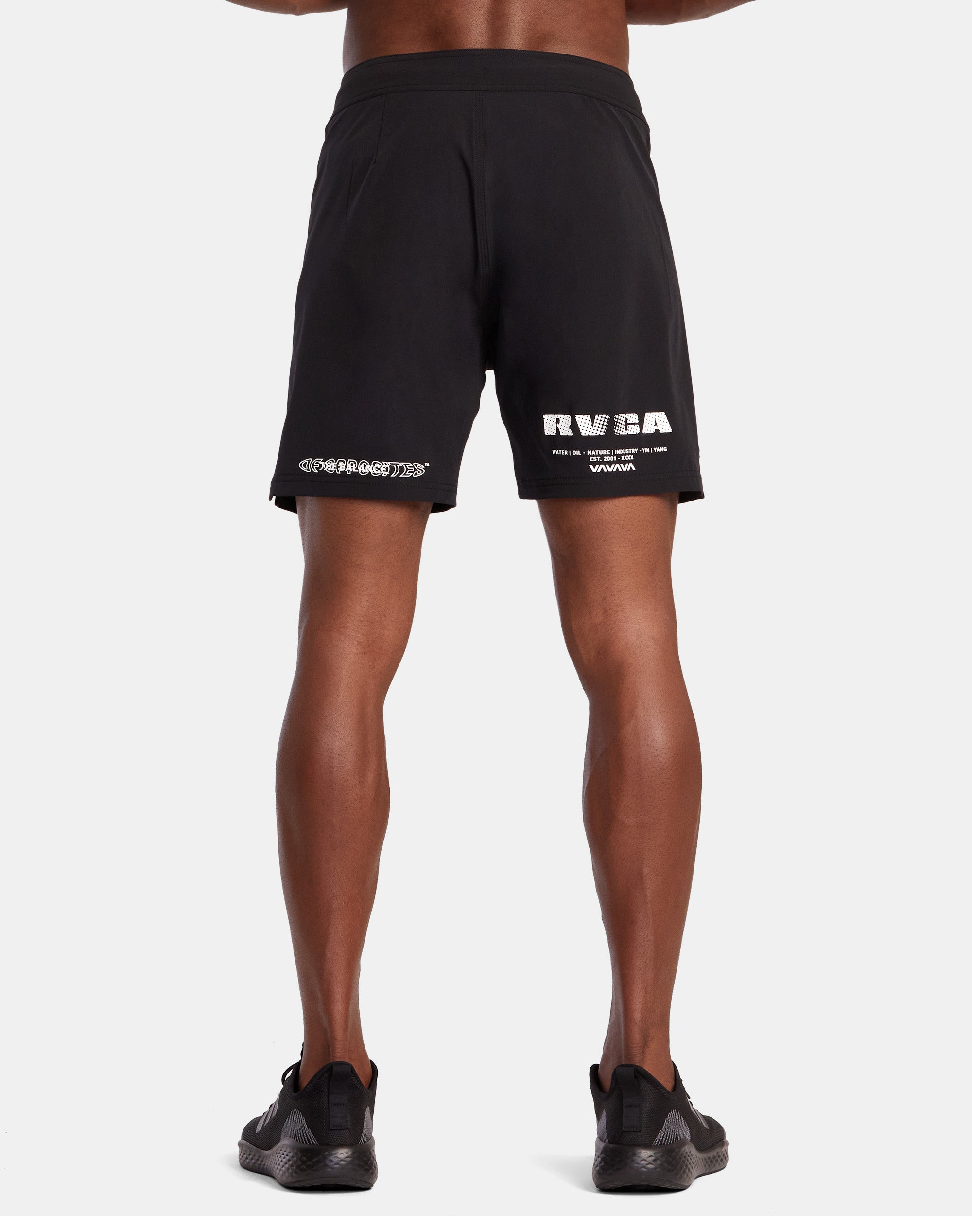 Mens Fight Scrapper 17" Elastic Shorts