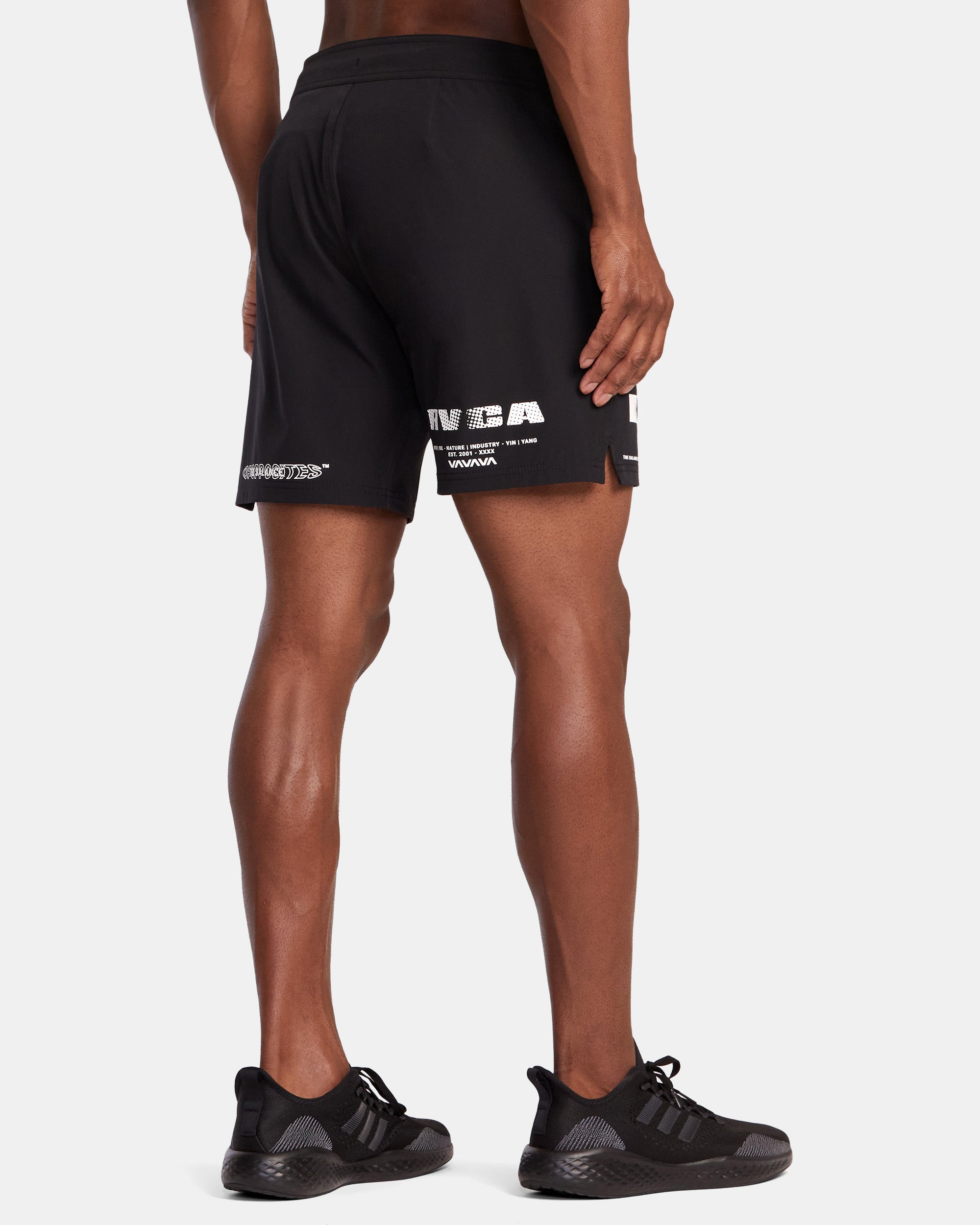 Mens Fight Scrapper 17" Elastic Shorts