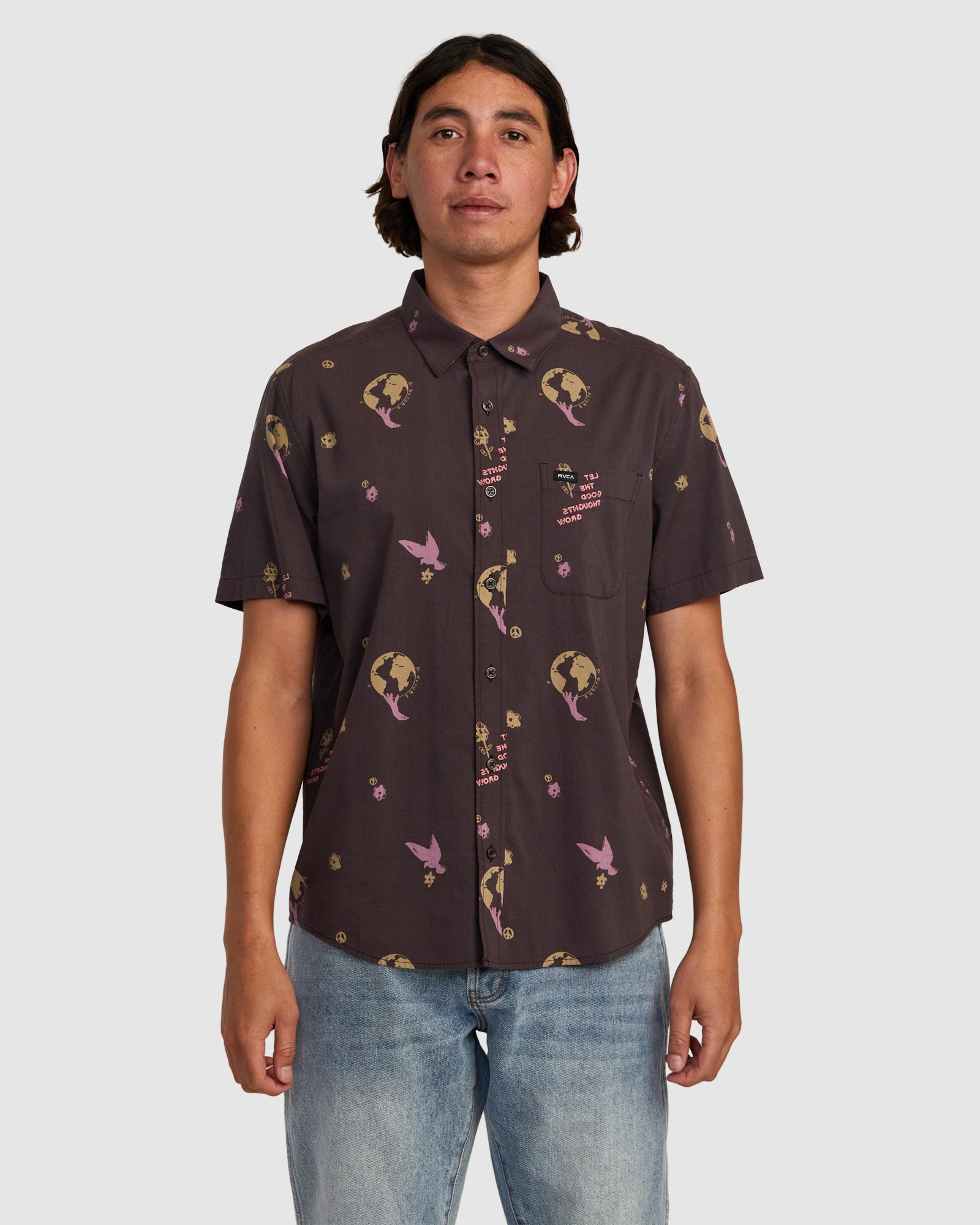 Let It Grow Shorts Sleeve Shirt