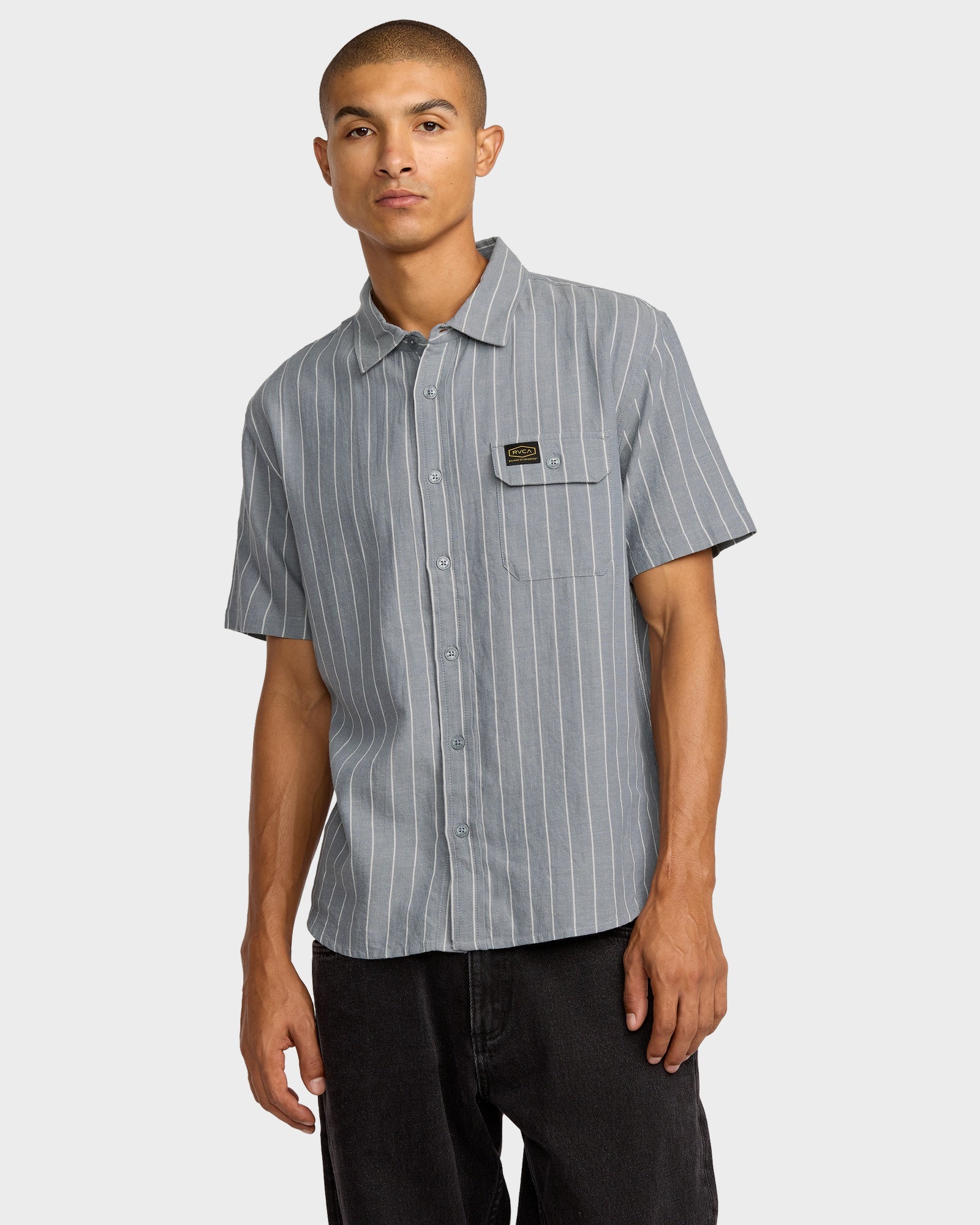 Mens Dayshift Stripe Short Sleeve Shirt
