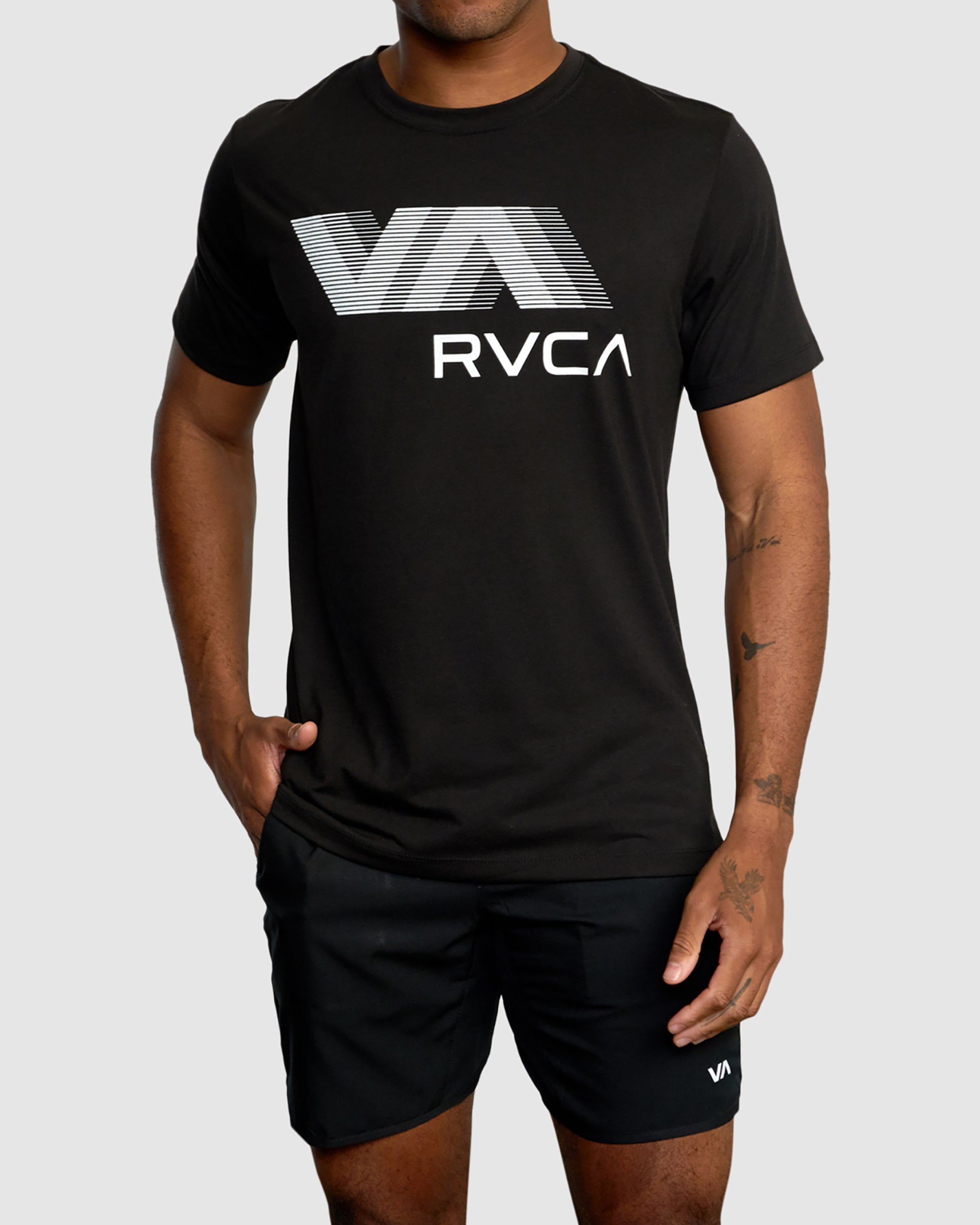 Mens VA RVCA Blur T-Shirt