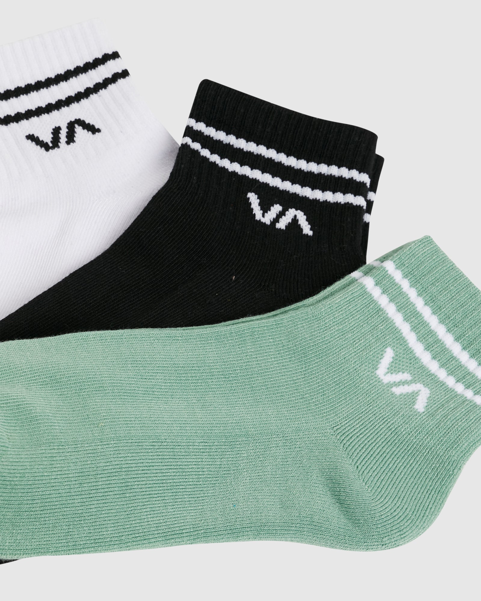 Womens VA Mini 3 Pack Crew Sock