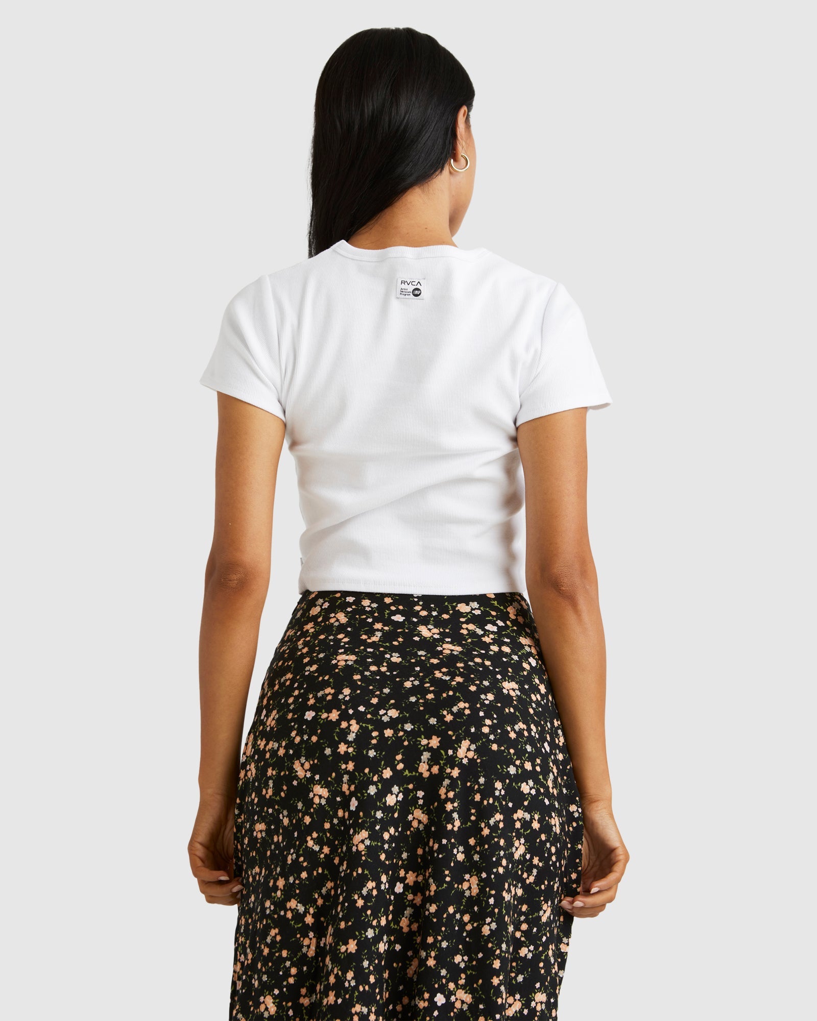 Womens Lynes RVCA Baby T-Shirt