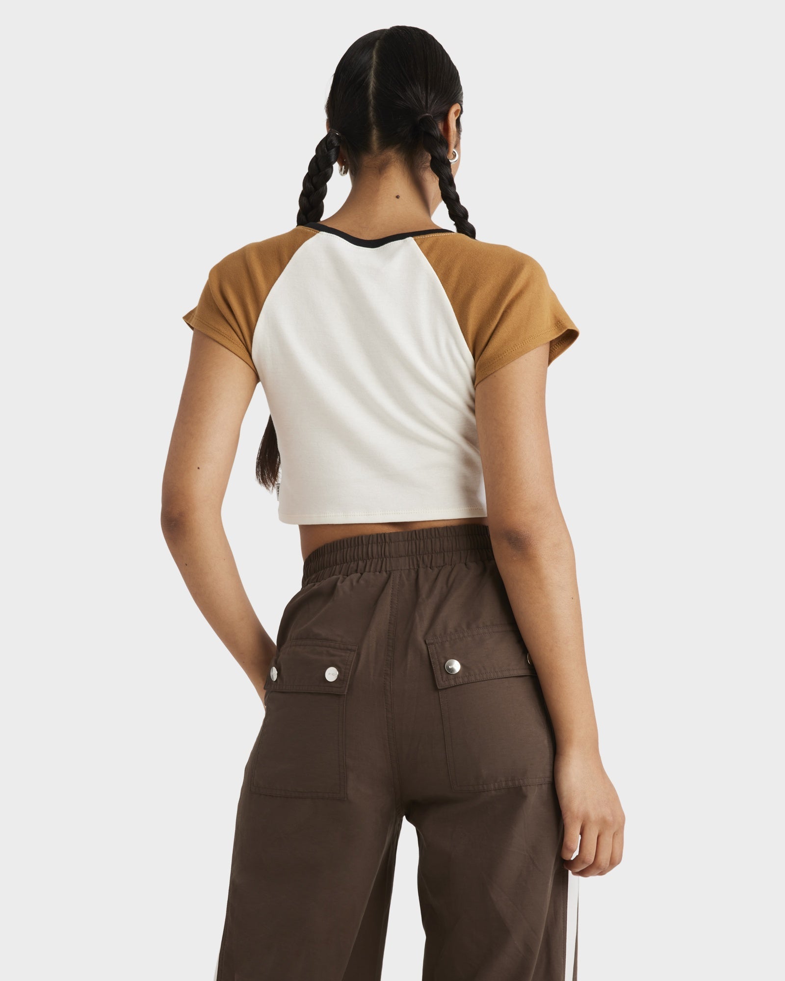 Womens Pulse Raglan Half Baby T-Shirt