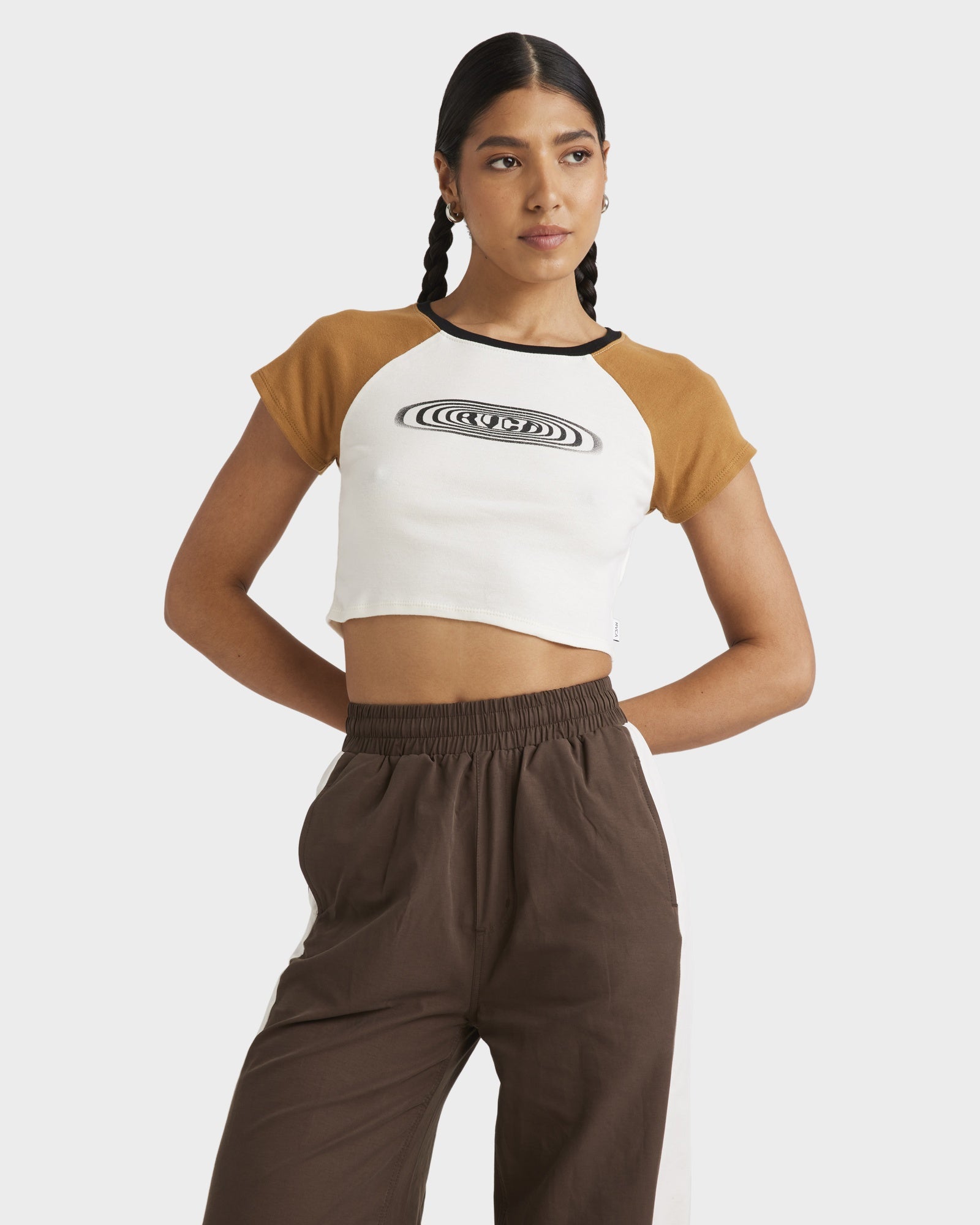 Womens Pulse Raglan Half Baby T-Shirt