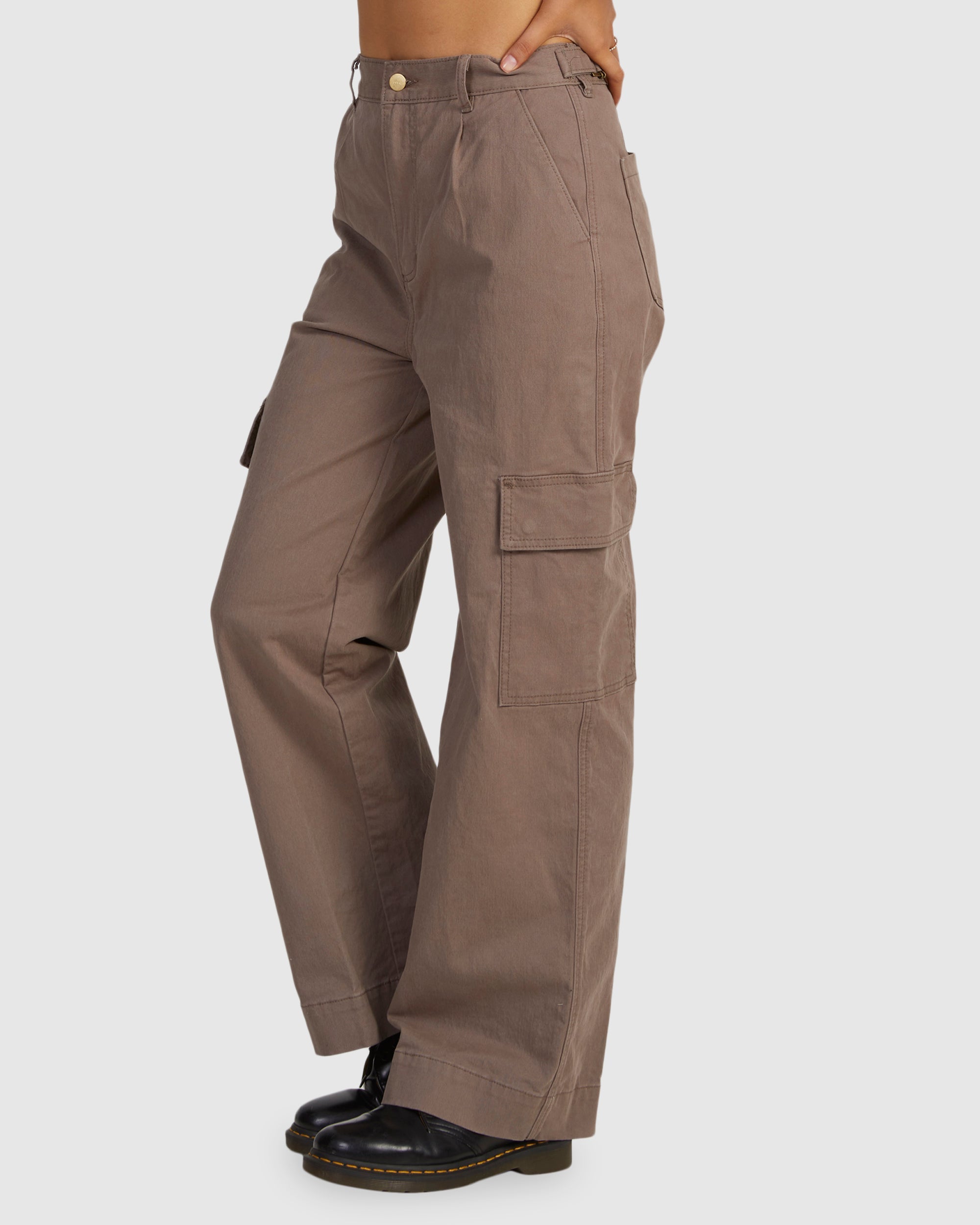 Womens Twill Cargo Pant