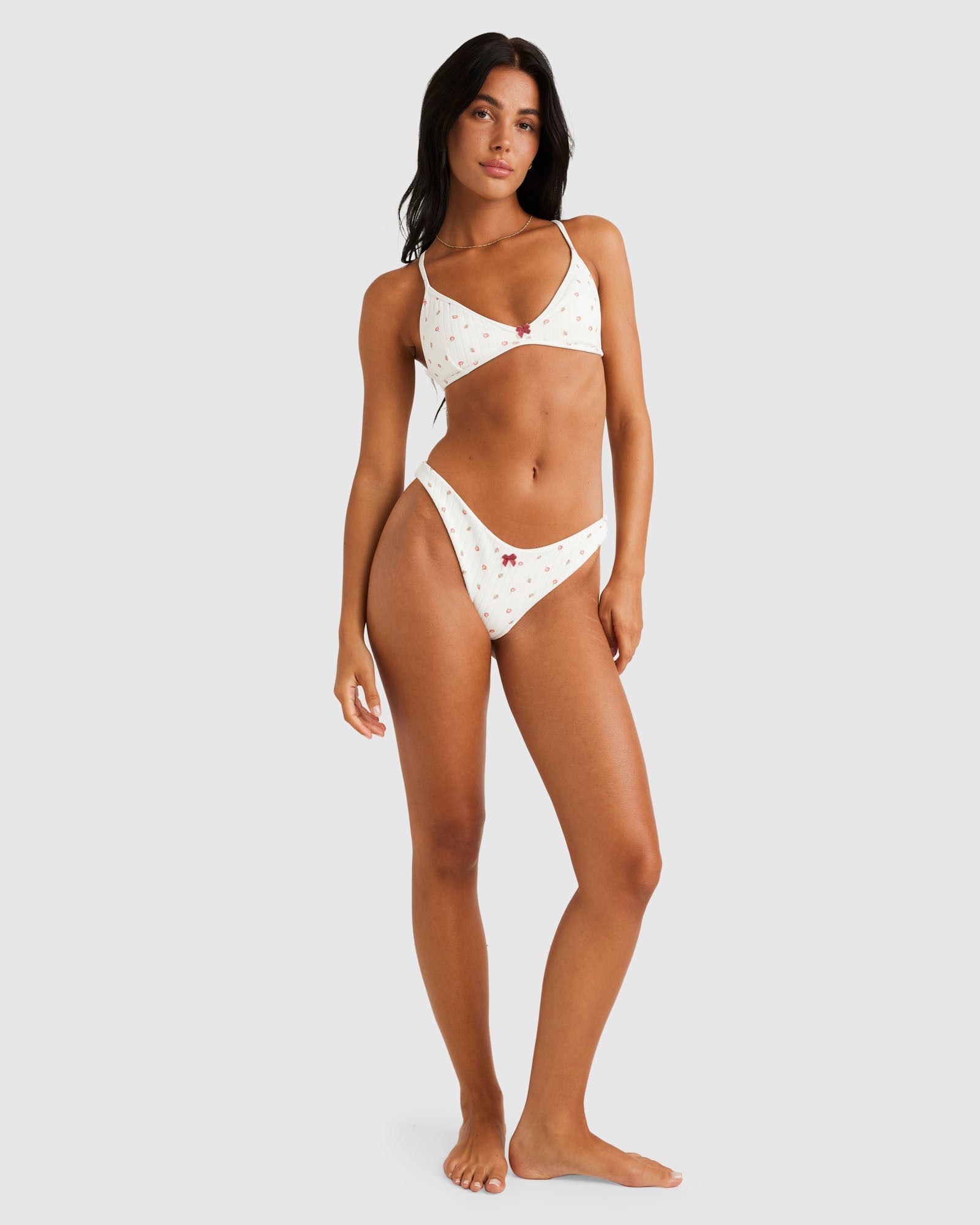 Womens Rose Bud Medium French Bikini Bottom