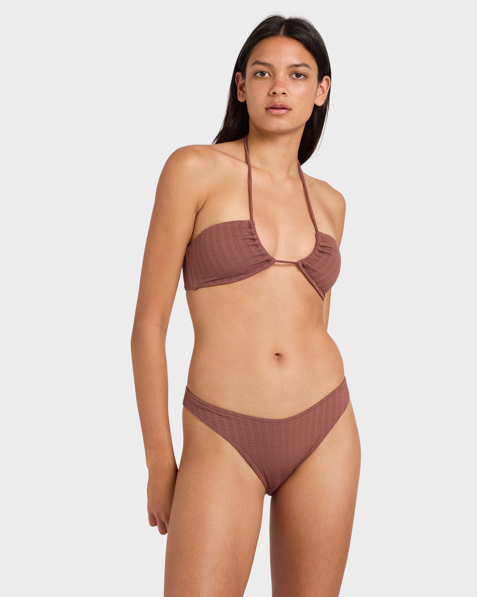 Womens Pucker Medium Bikini Bottom