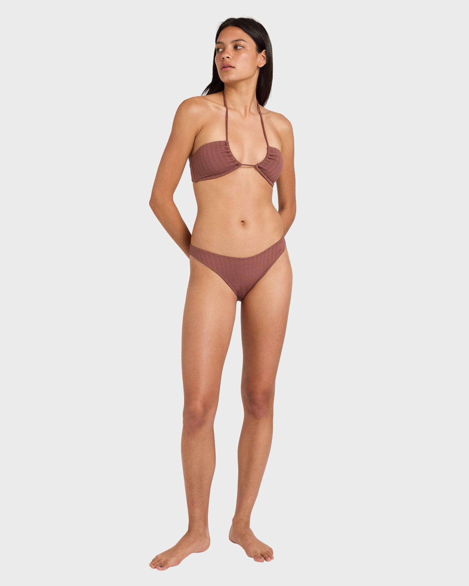 Womens Pucker Medium Bikini Bottom