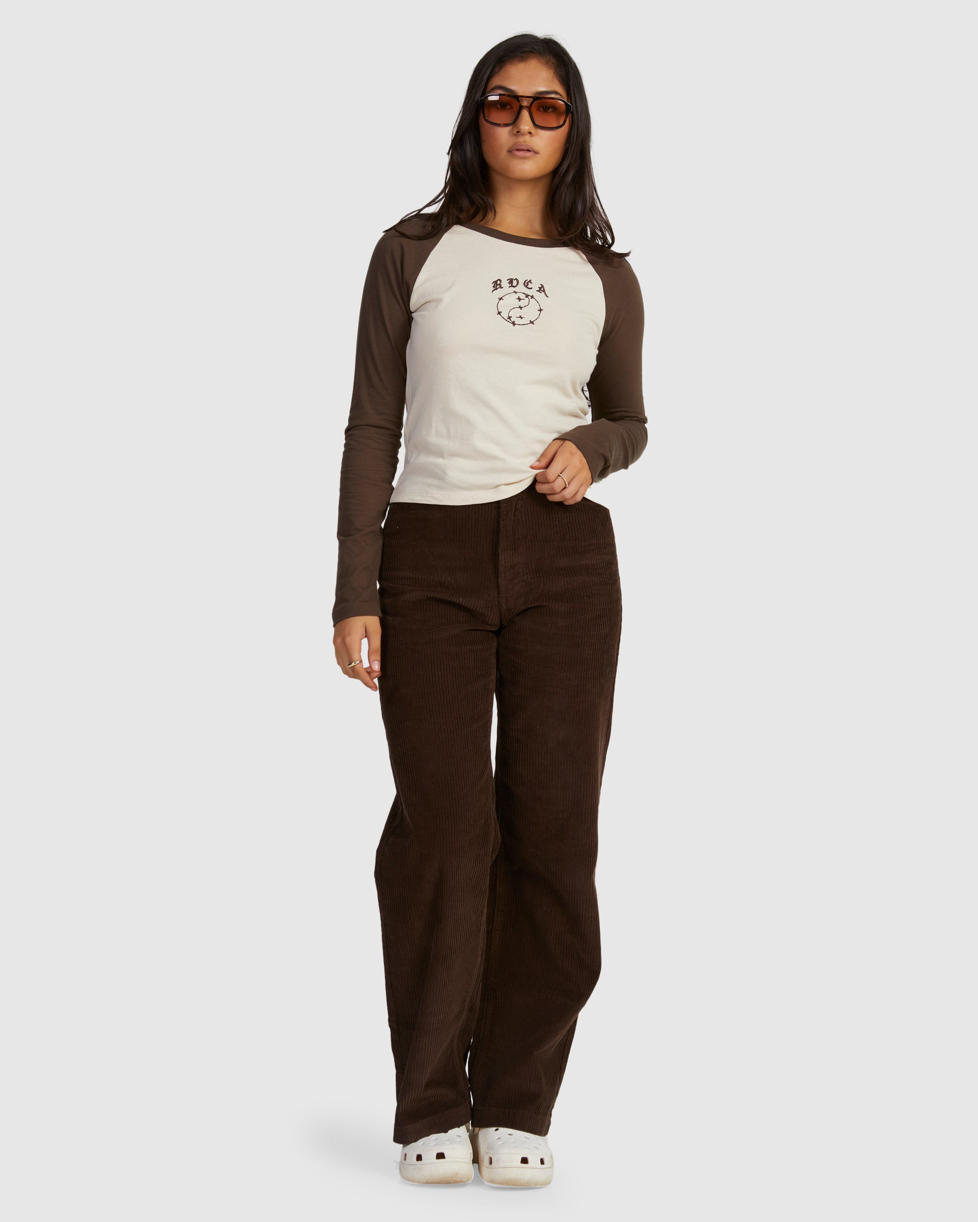 Womens Lax Classic Raglan Long Sleeve T-Shirt