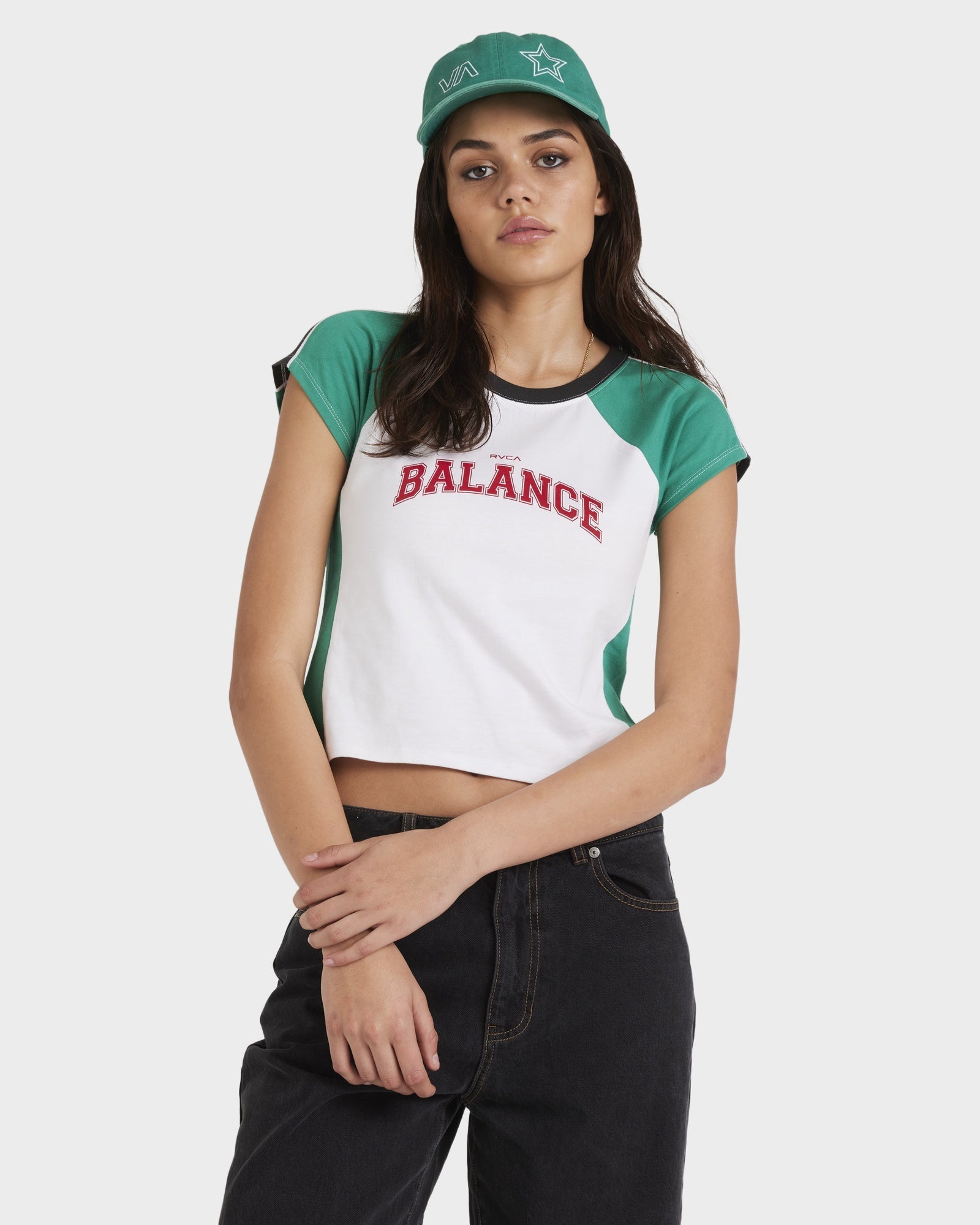Womens Balance Shrunken T-Shirt