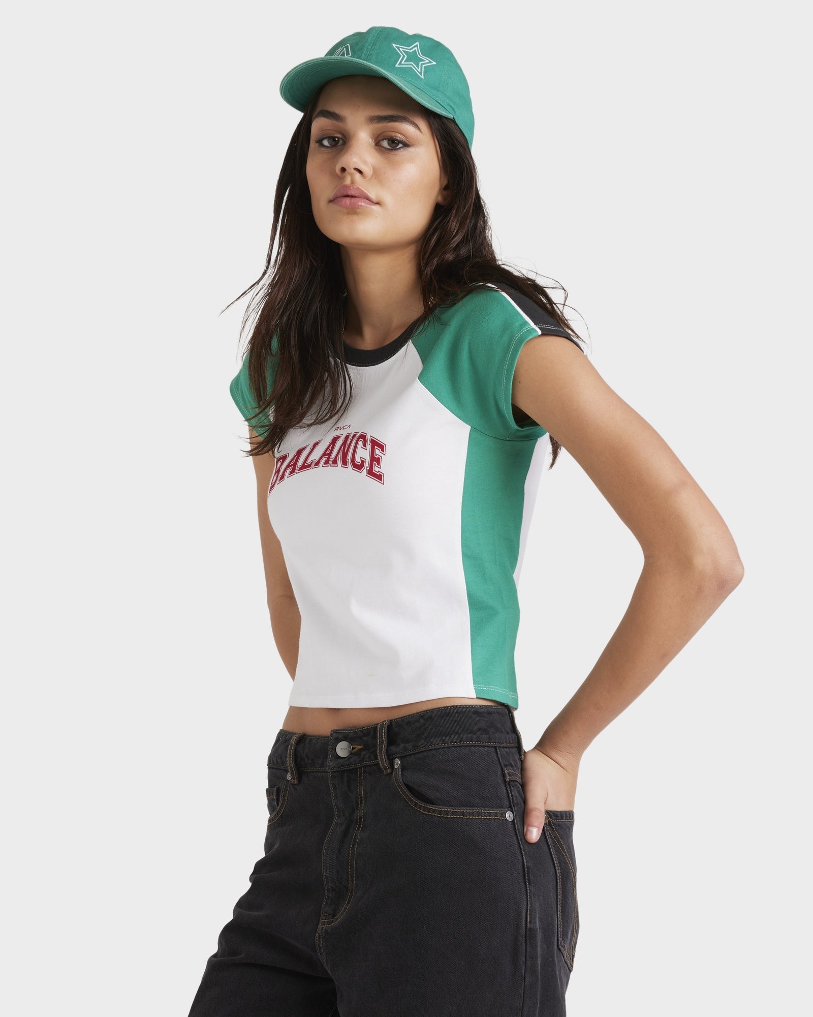 Womens Balance Shrunken T-Shirt