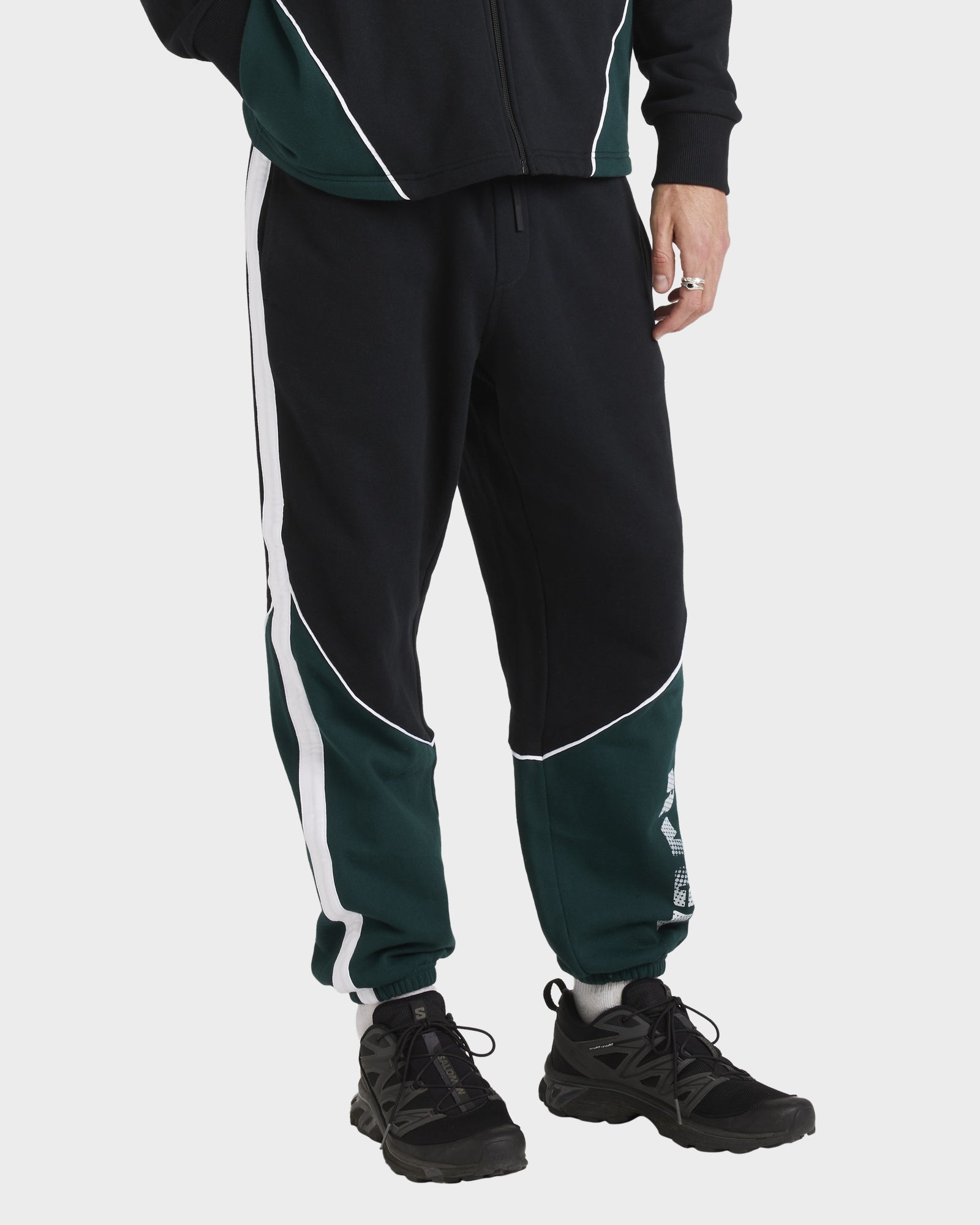 Mens RVCA Panelled Track Pants