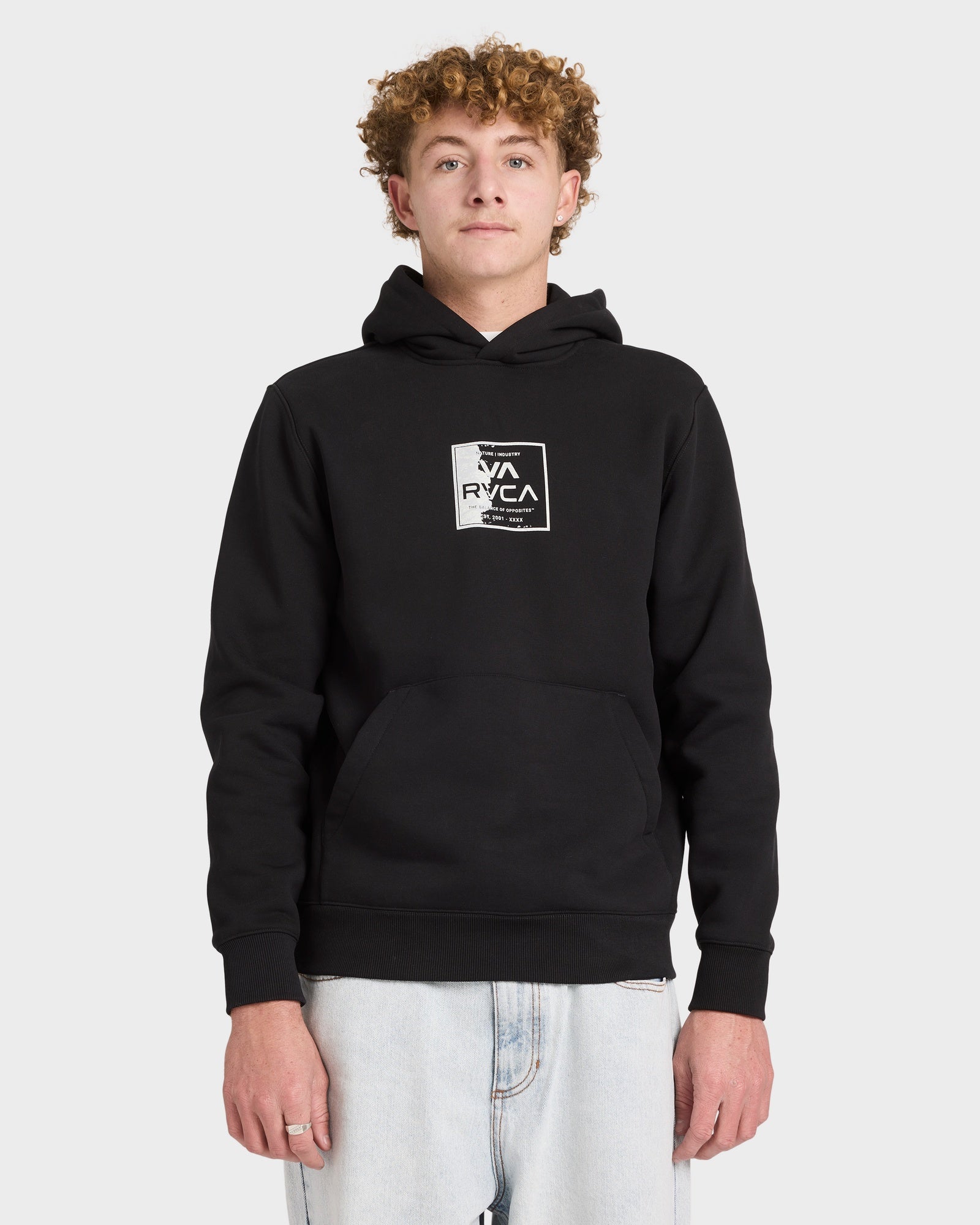 Mens Va Torn Pullover Hoodie