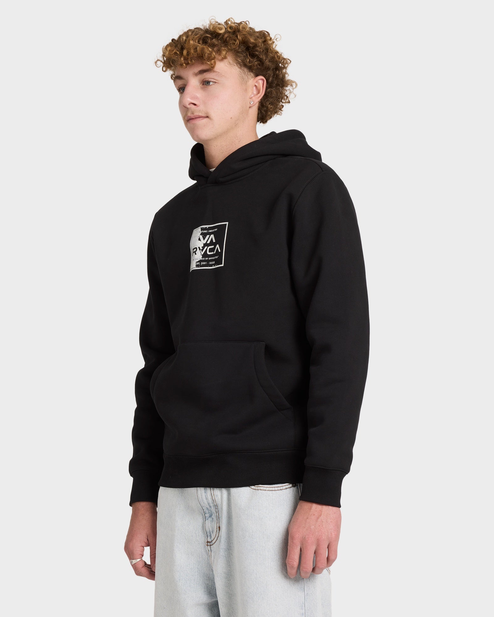 Mens Va Torn Pullover Hoodie